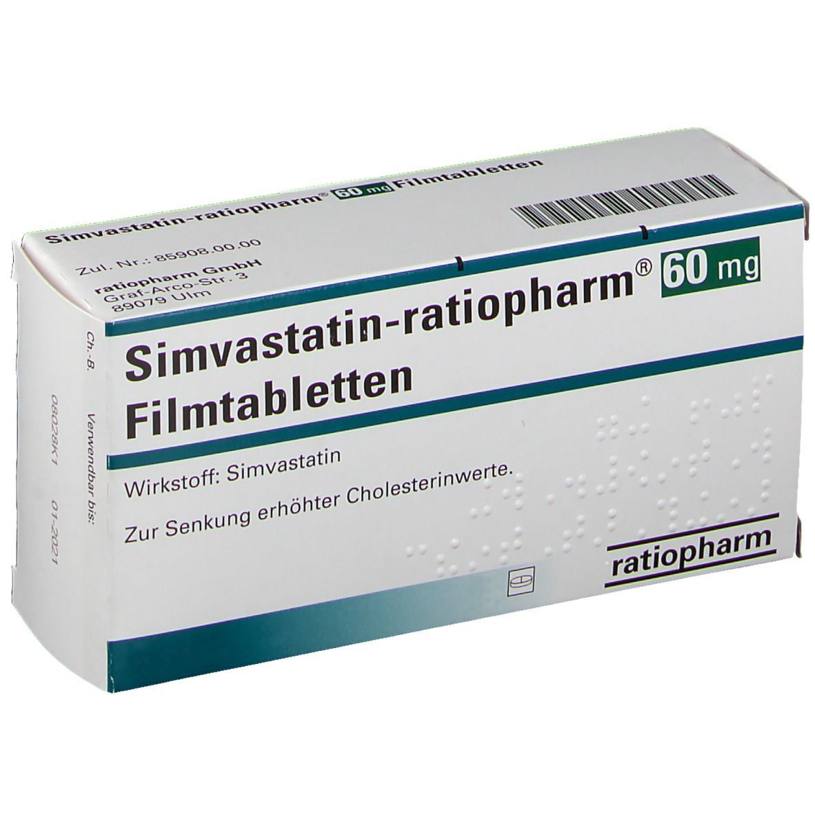 Simvastatin-ratiopharm® 60 mg