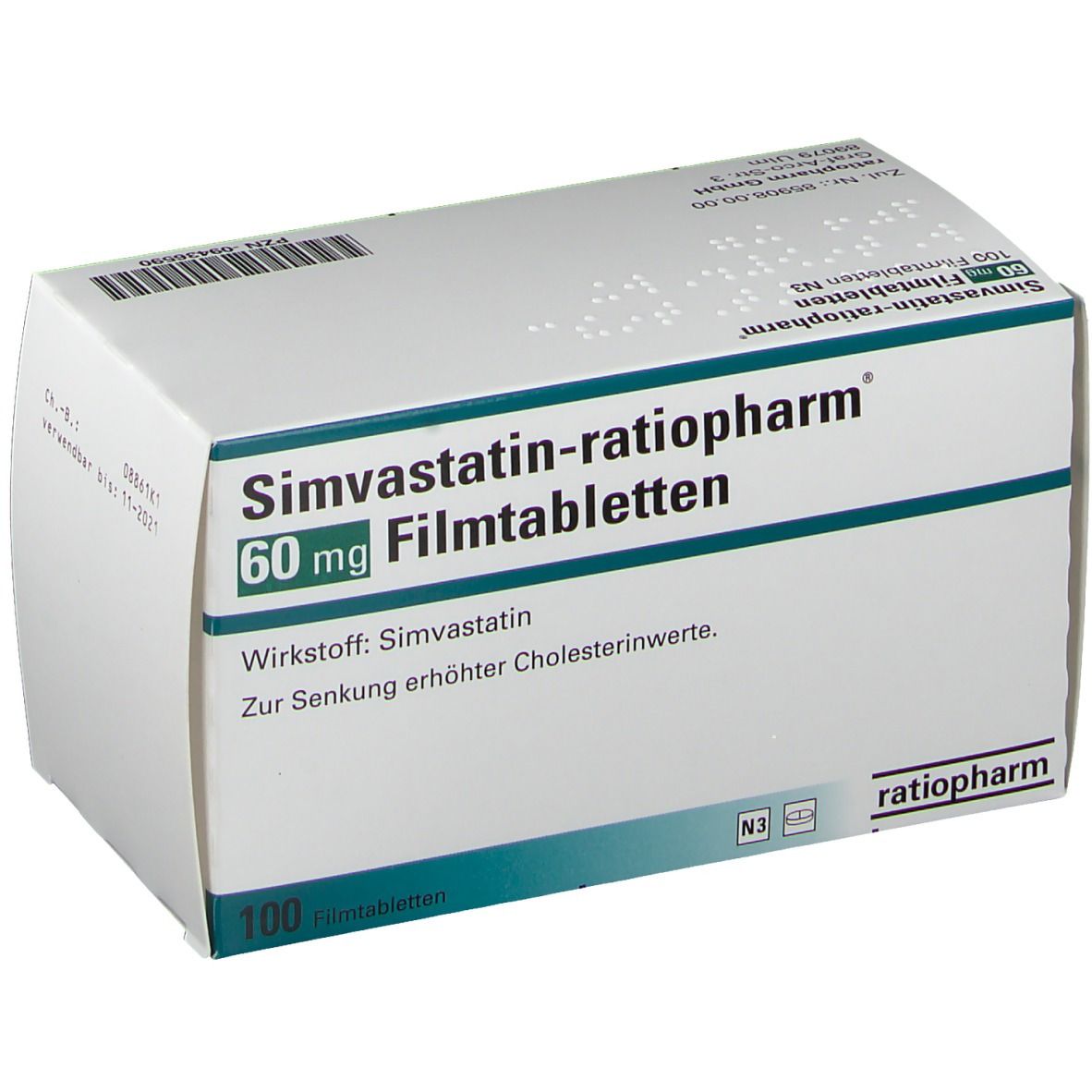 Simvastatin-ratiopharm® 60 mg