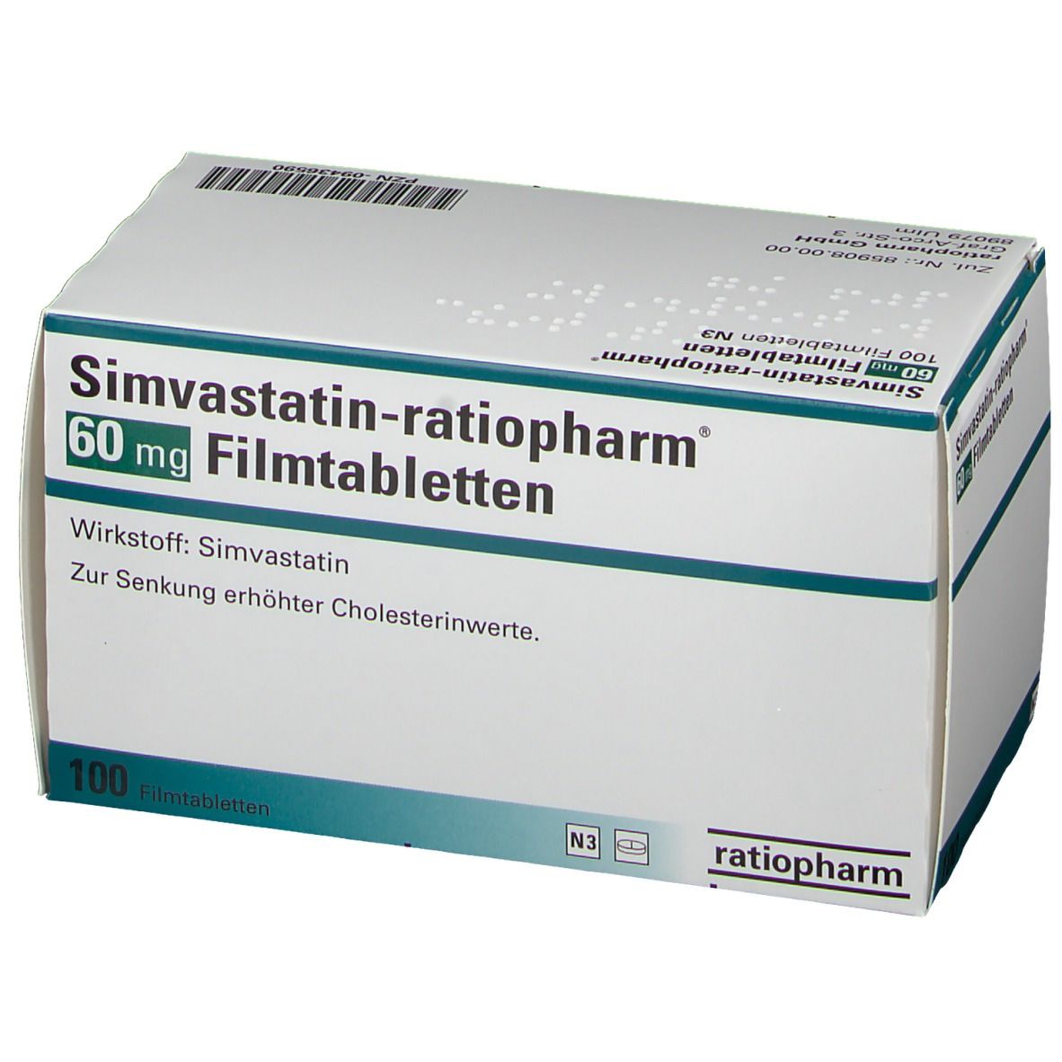Simvastatin-ratiopharm® 60 mg