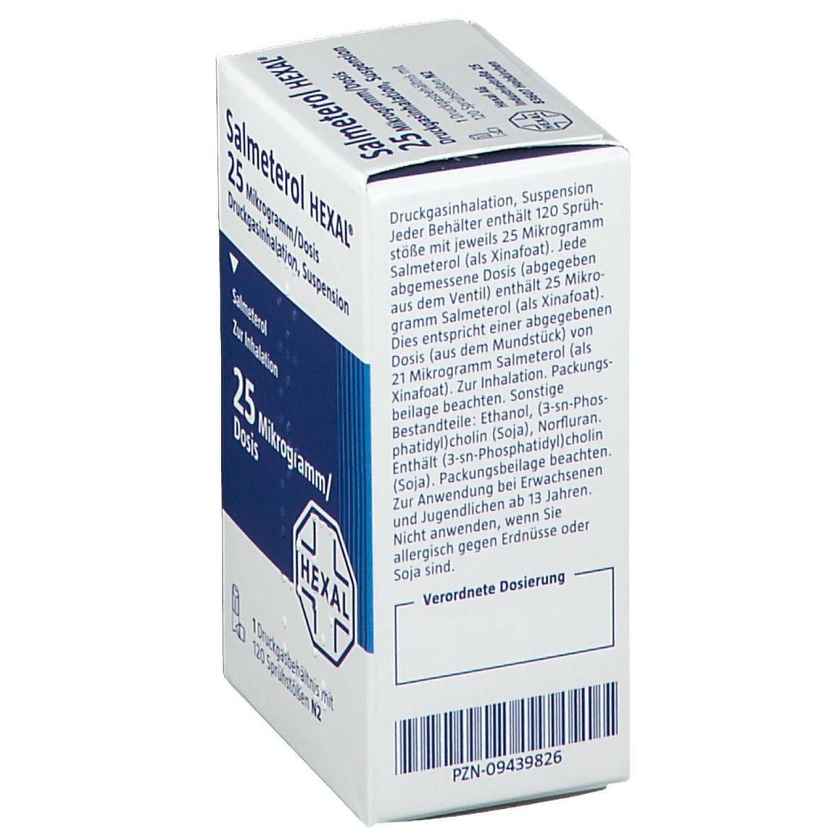 Salmeterol HEXAL® 25 Mikrogramm/Dosis