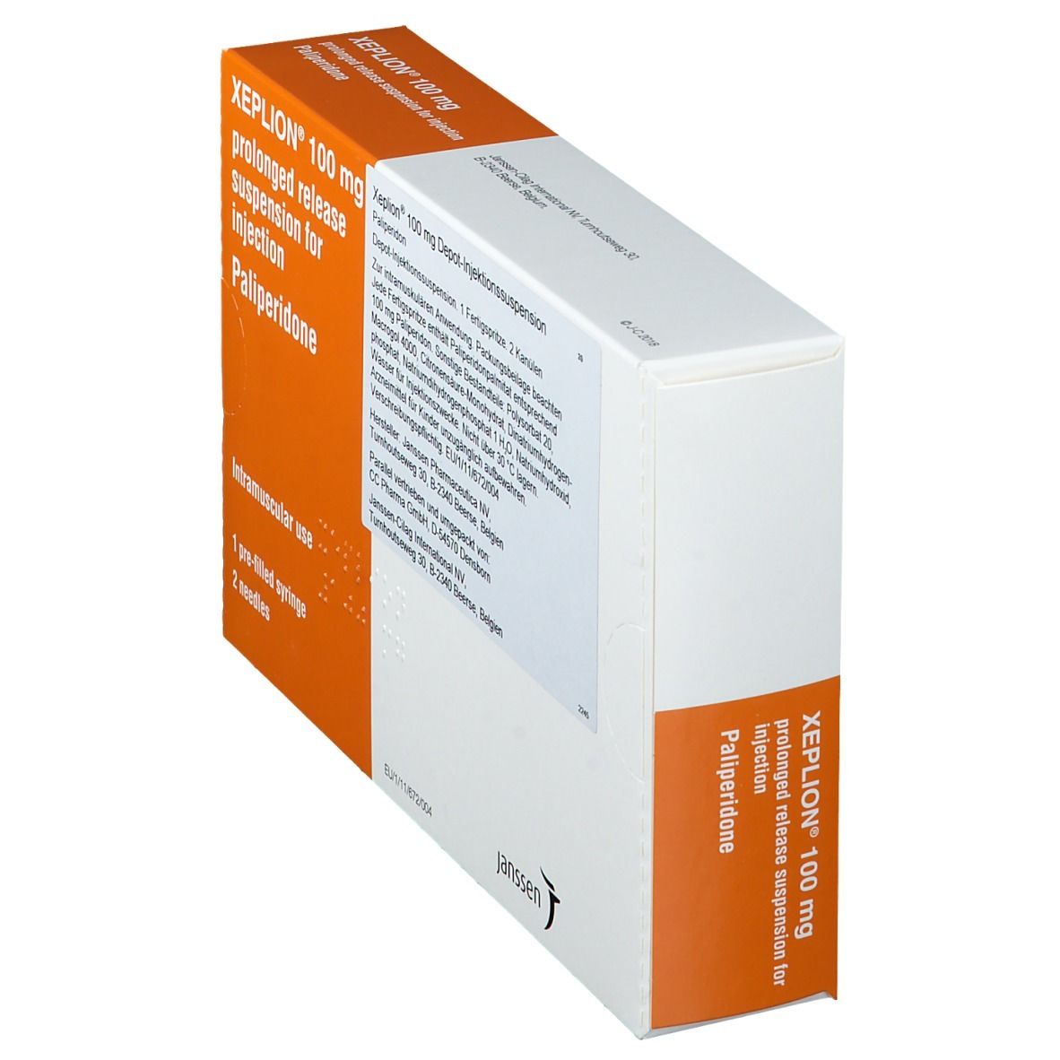 Xeplion 100 mg Depot-Injektionssusp.i.e.Fertigspr. 1 St Depot-Injektionssuspension