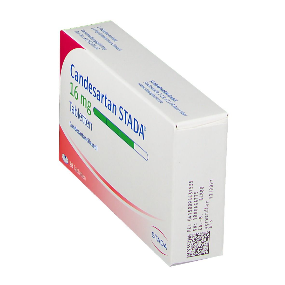 Candesartan Stada 16 mg Tabletten 28 St