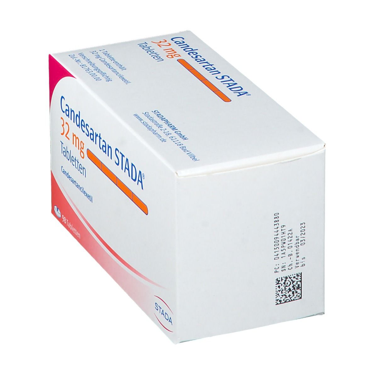 Candesartan Stada 32 mg Tabletten 98 St