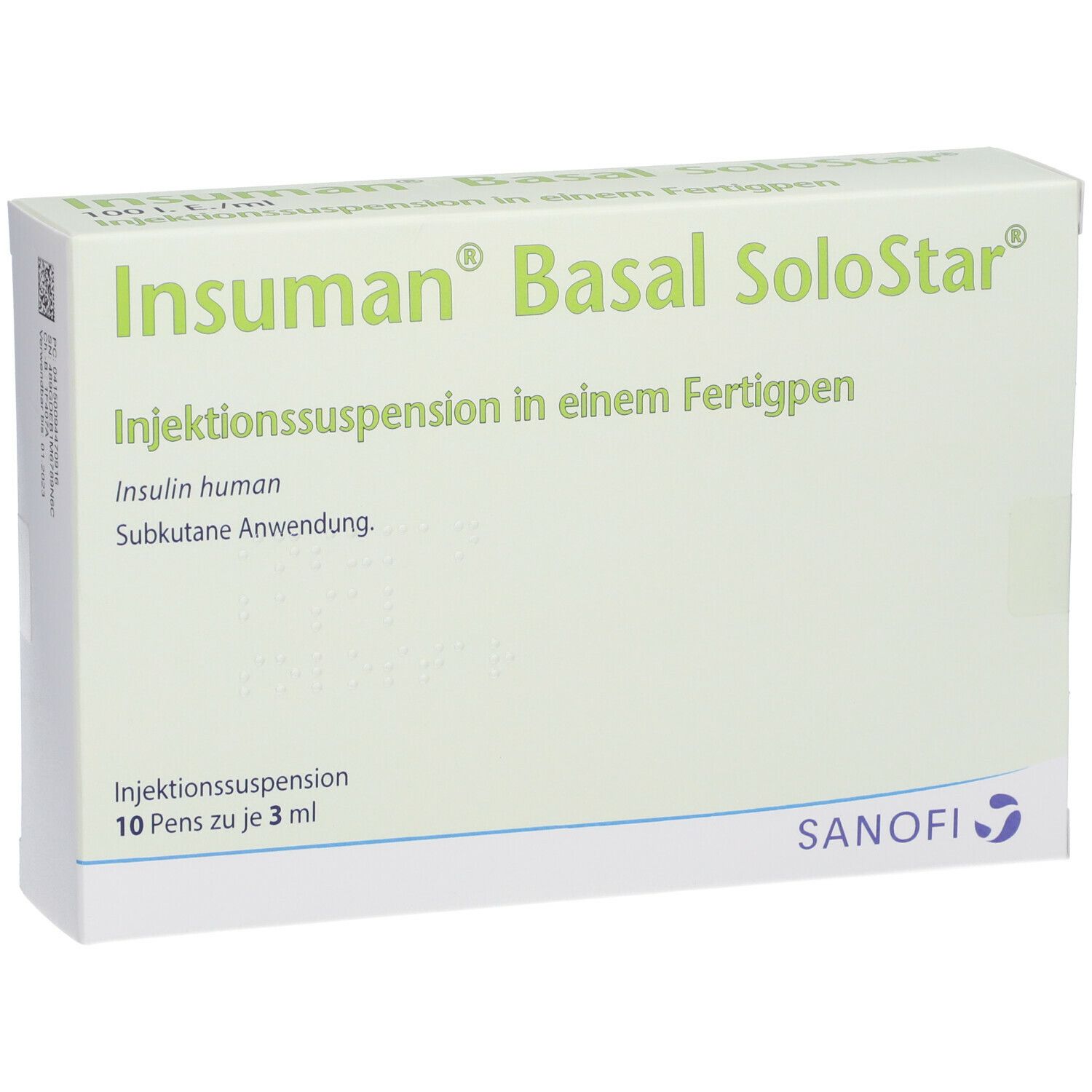 INSUMAN Basal 100 I.E./ml Solostar Fertigpen