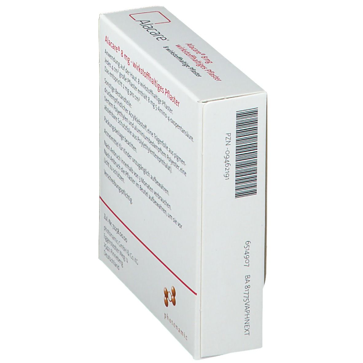 Alacare® 8 mg