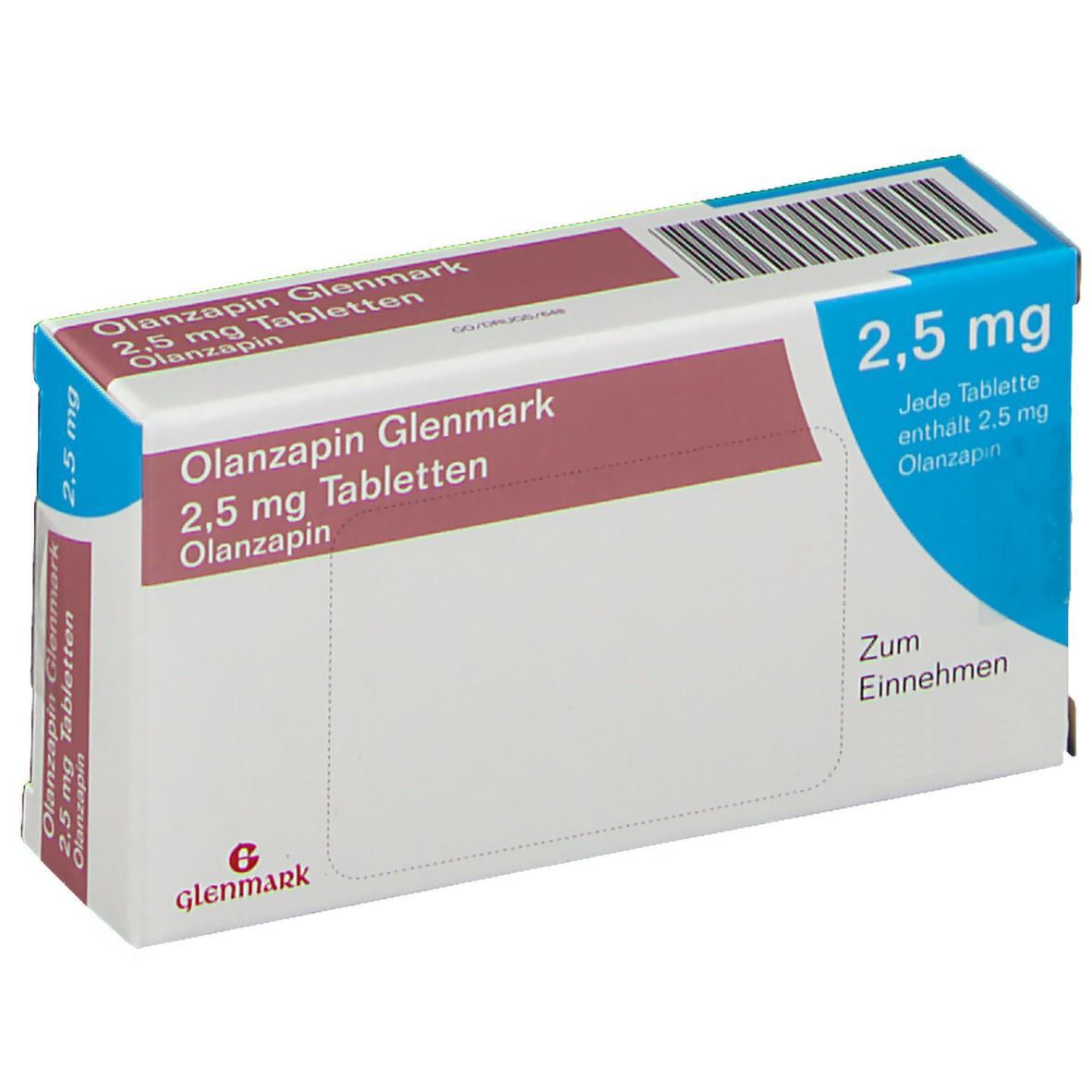 Olanzapin Glenmark 2,5 mg