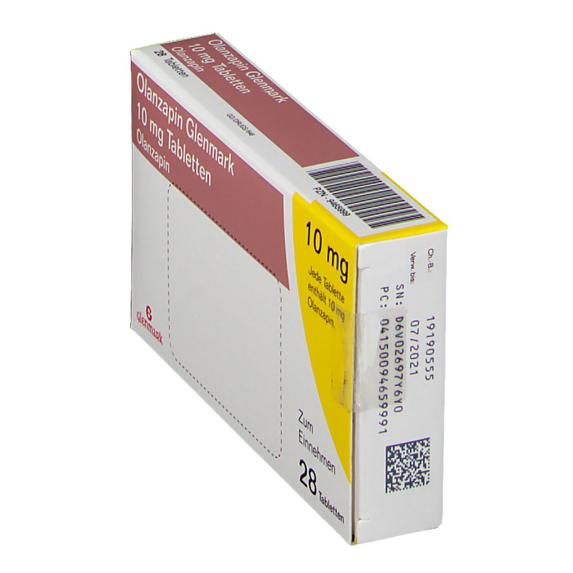 Olanzapin Glenmark 10 mg Tabletten 28 St