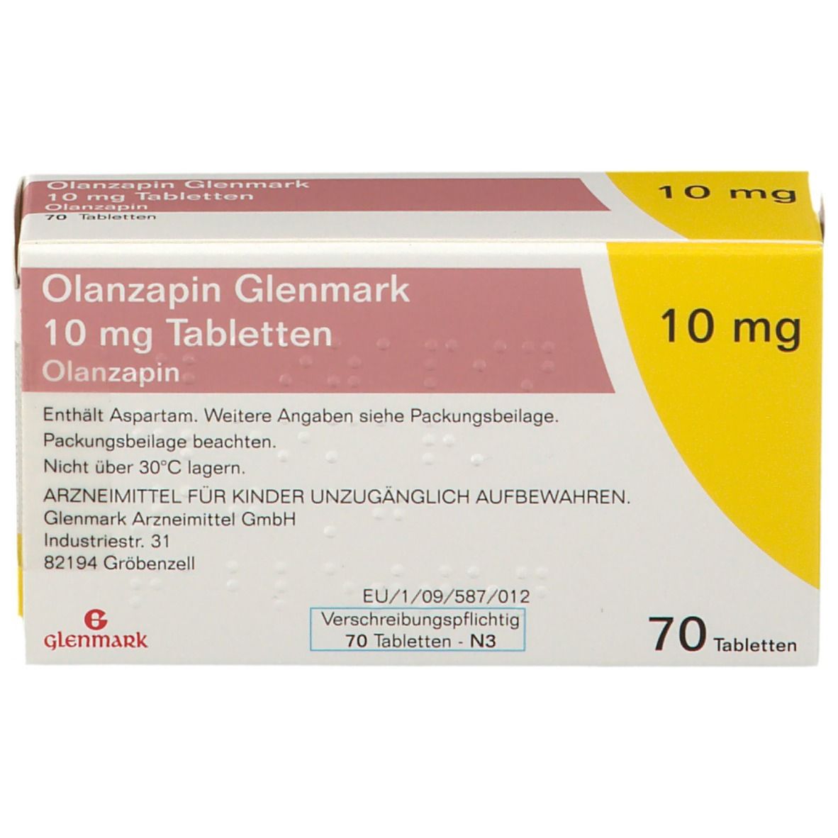 Olanzapin Glenmark 10 mg