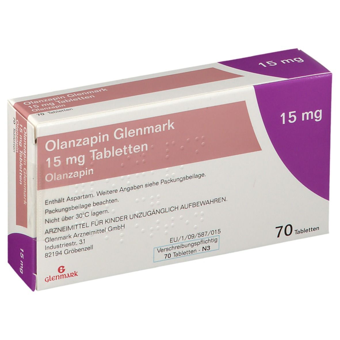 Olanzapin Glenmark 15 mg