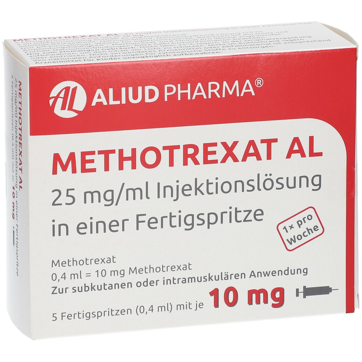 Methotrexat AL 25 mg/ml