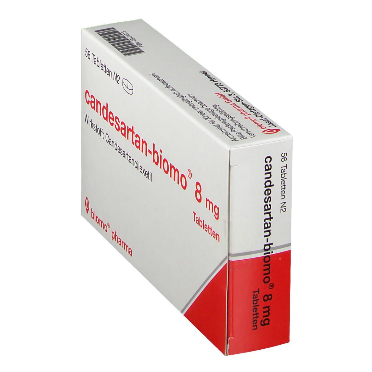 CANDESARTAN-biomo 8 mg Tabletten 56 St