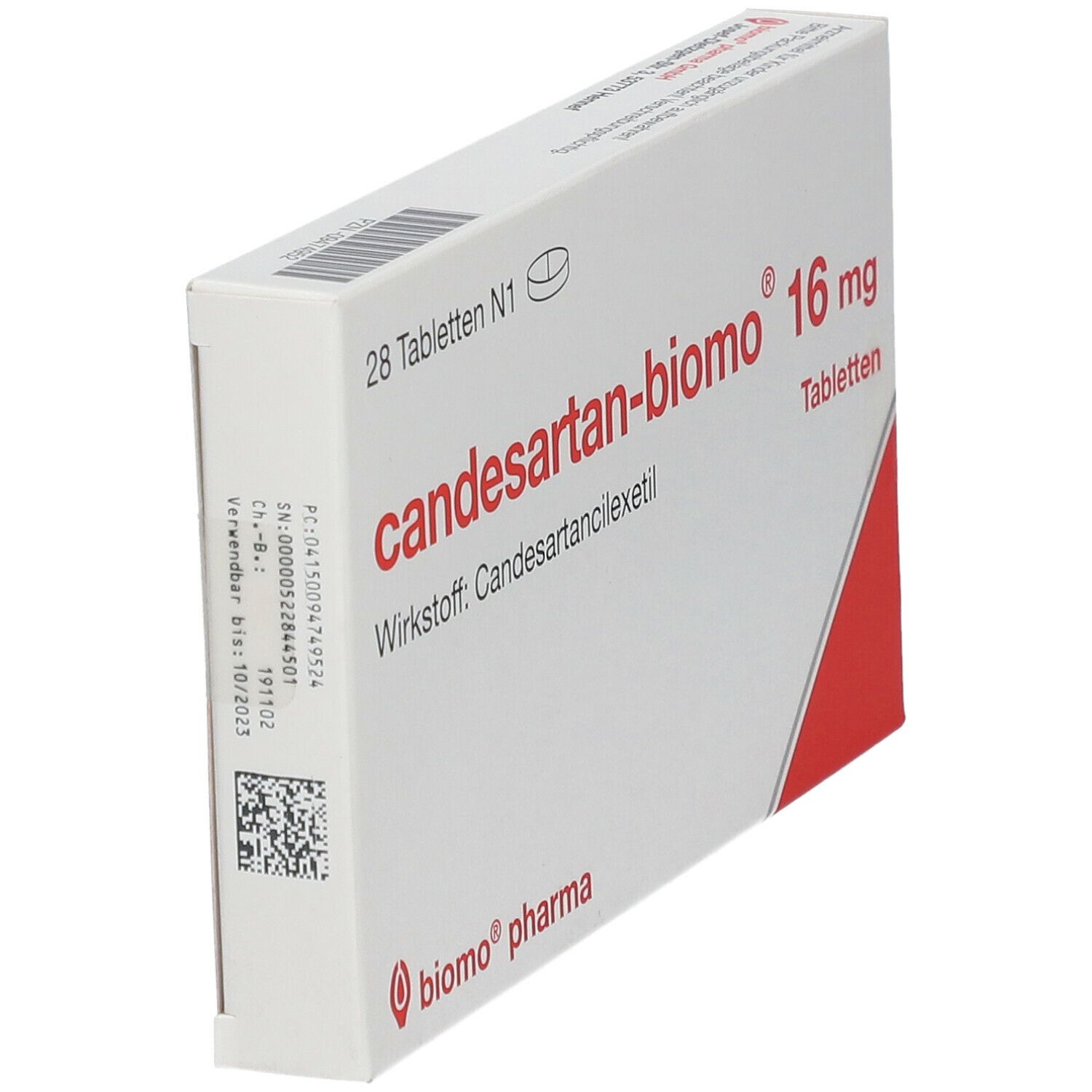 CANDESARTAN-biomo 16 mg Tabletten 28 St