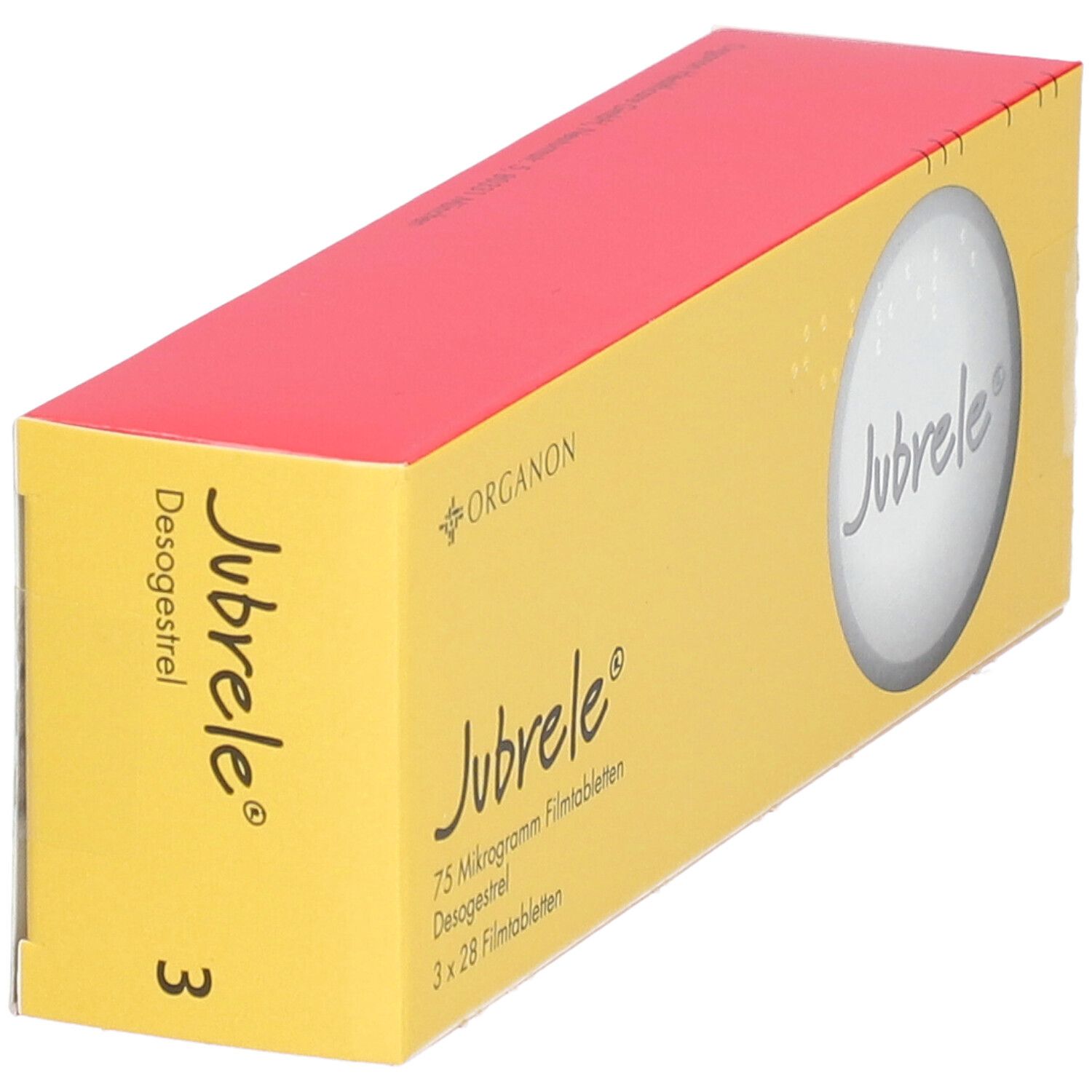 Jubrele 75 Mikrogramm Filmtabletten Desogestrel 3x28 St