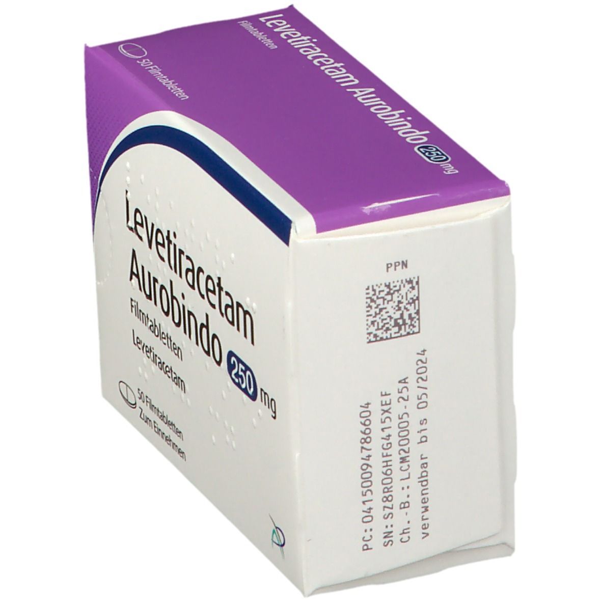 Levetiracetam Aurobindo 500 mg Filmtabletten 50 St