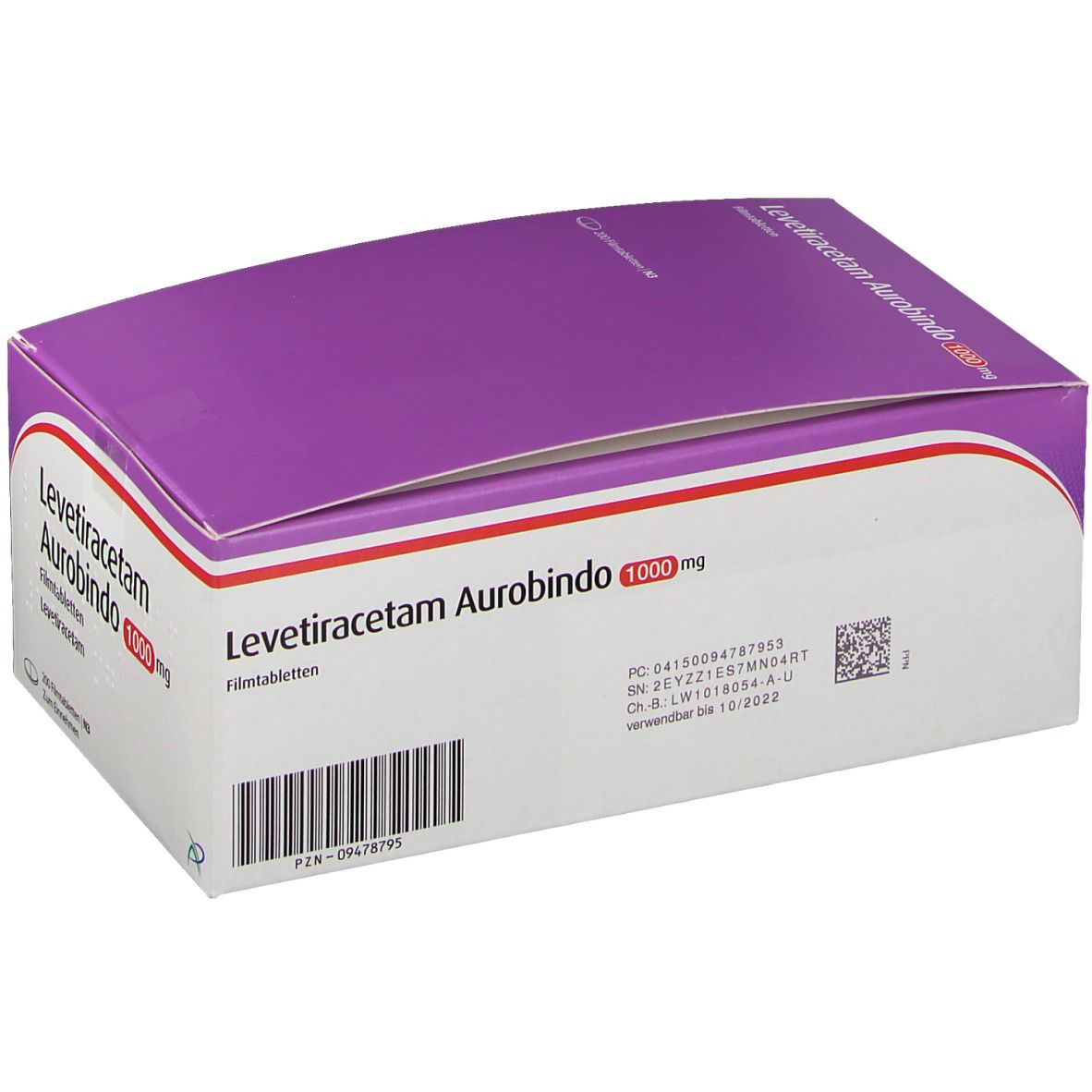 Levetiracetam Aurobindo 1000 mg Filmtabletten 200 St