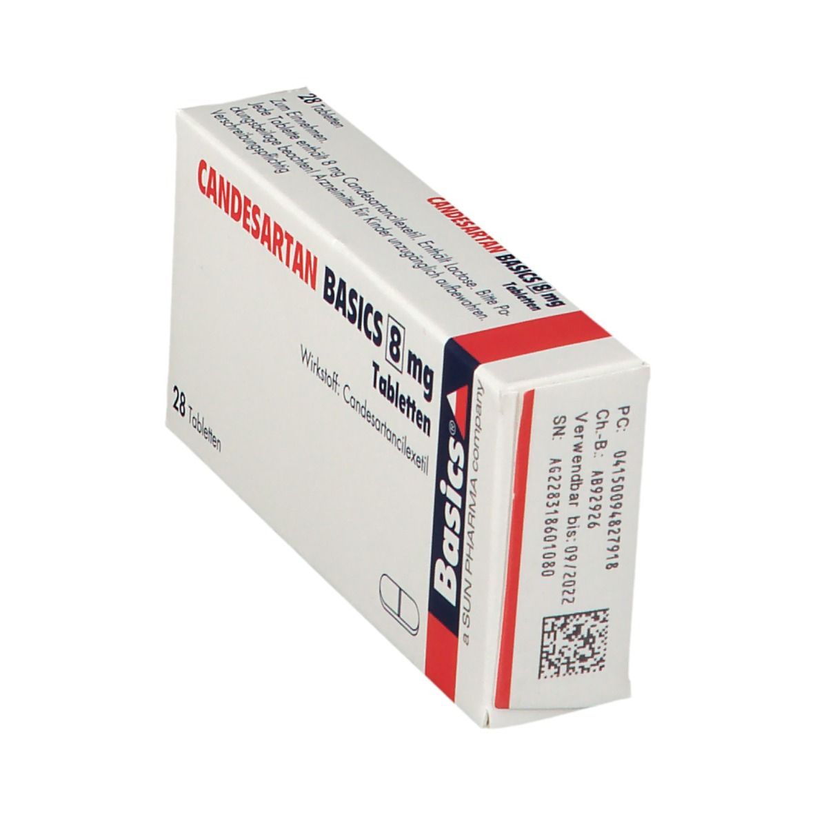 Candesartan Basics 8 mg Tabletten 28 St