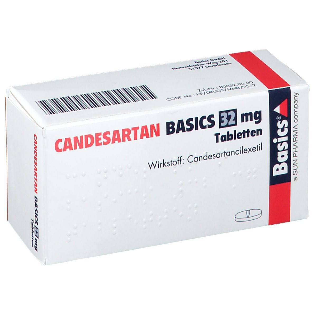 CANDESARTAN BASICS 32 mg