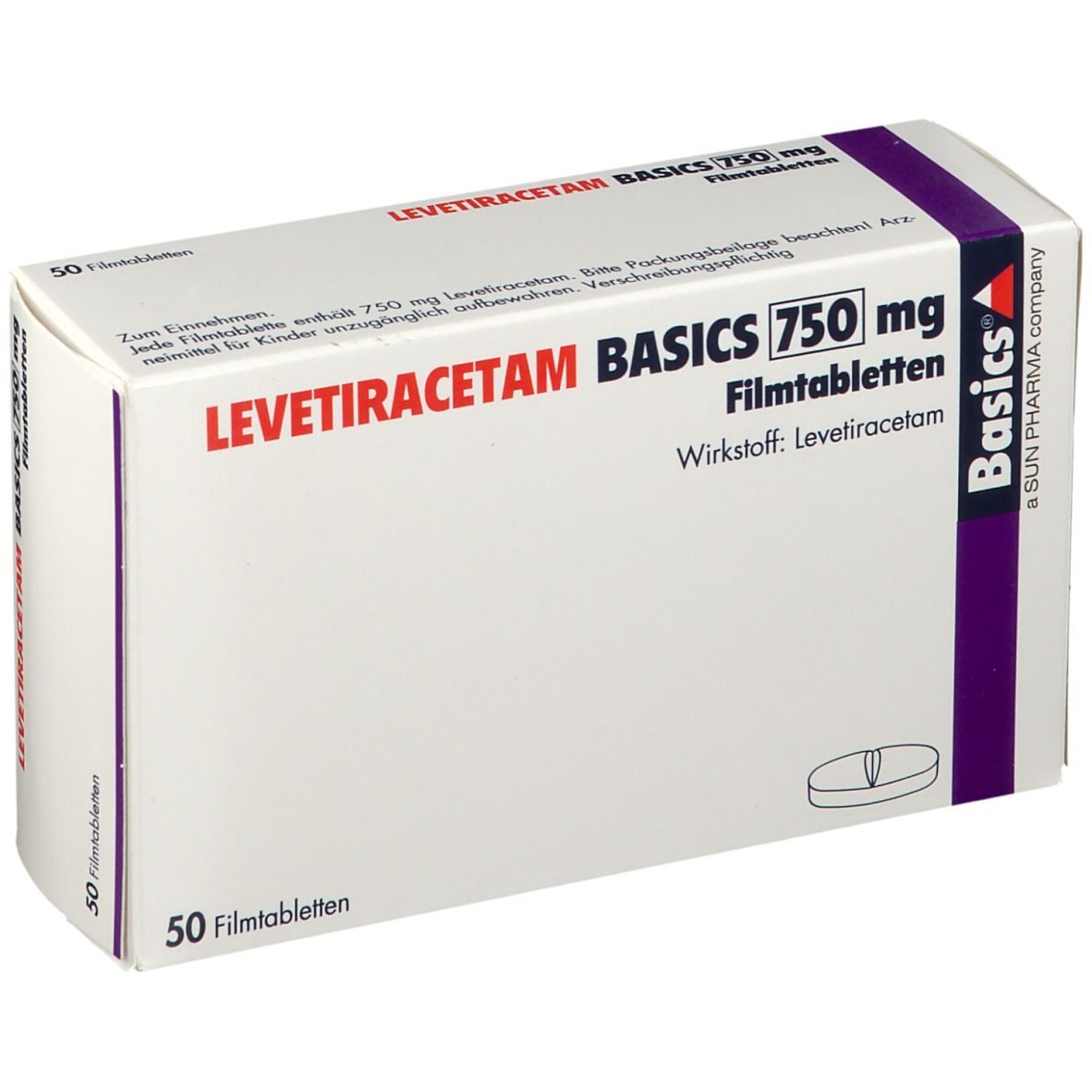 LEVETIRACETAM BASICS 750 mg