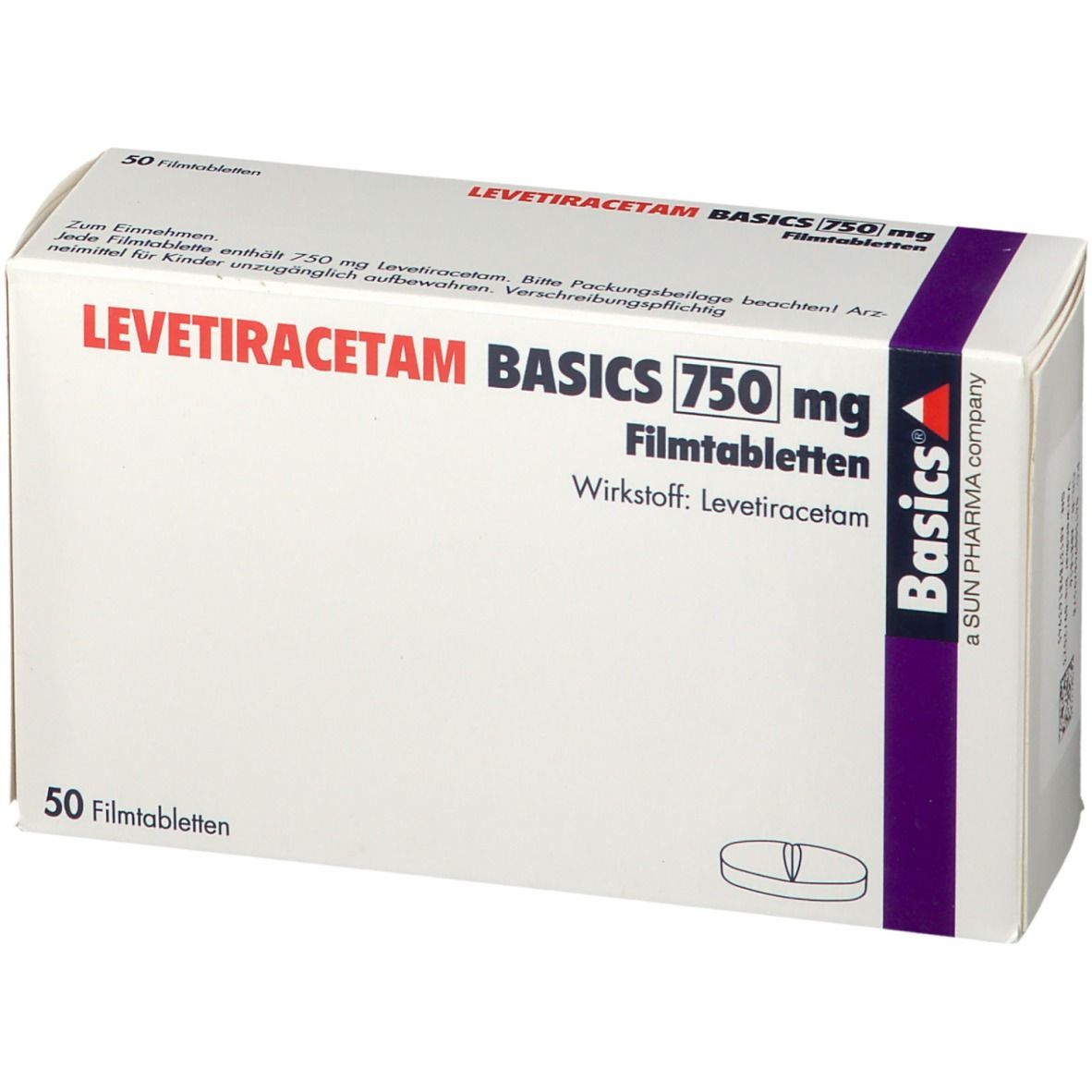 LEVETIRACETAM BASICS 750 mg