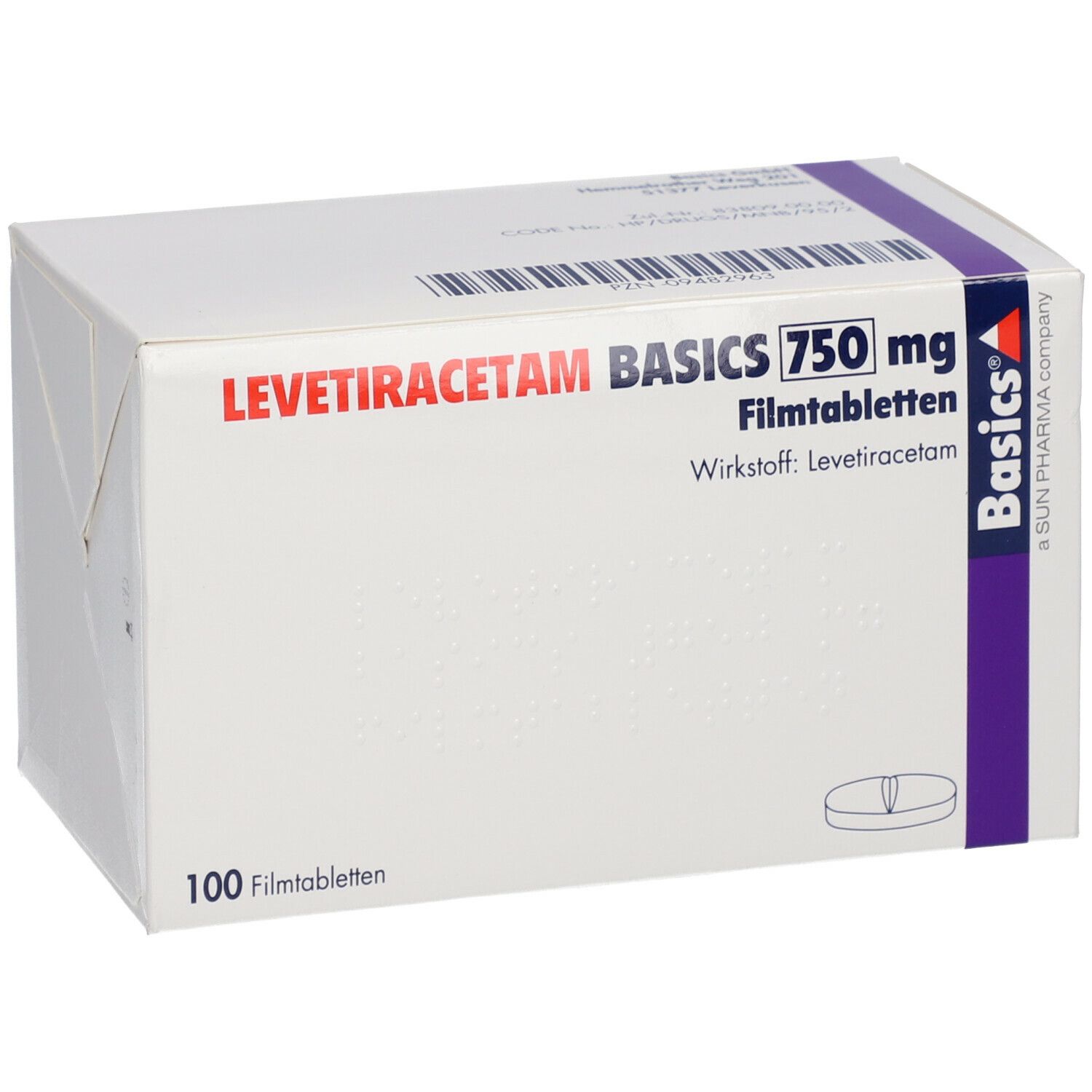 LEVETIRACETAM BASICS 250 mg