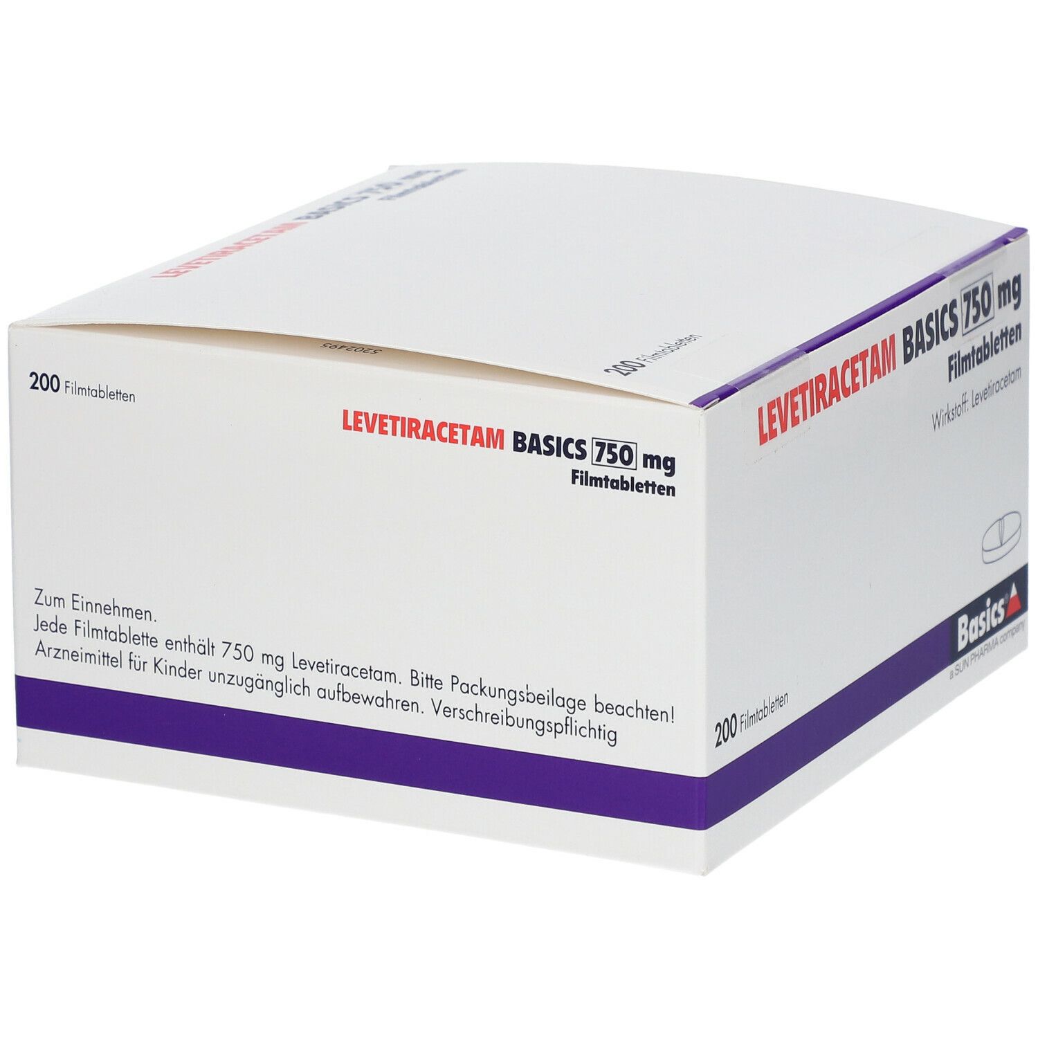 LEVETIRACETAM BASICS 750 mg