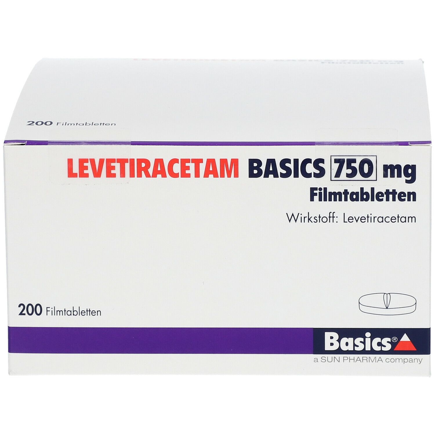 LEVETIRACETAM BASICS 750 mg