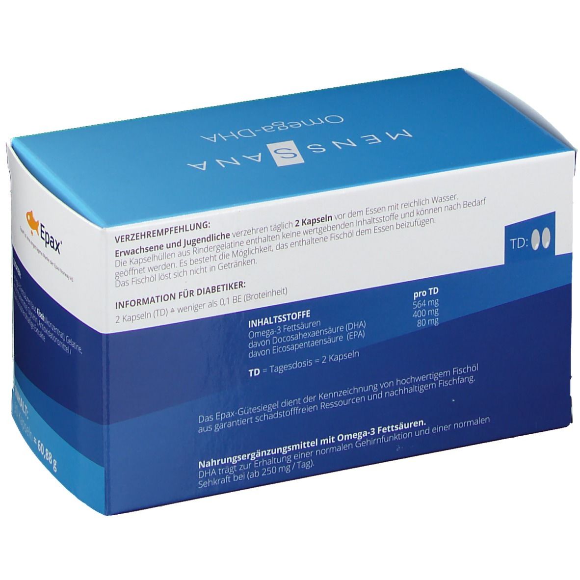 MensSana OmegaDHA 90 St Shop Apotheke