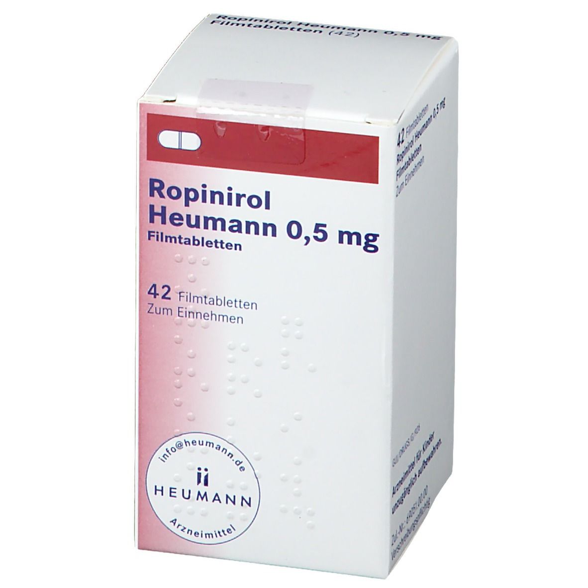 Ropinirol Heumann 0,5 mg
