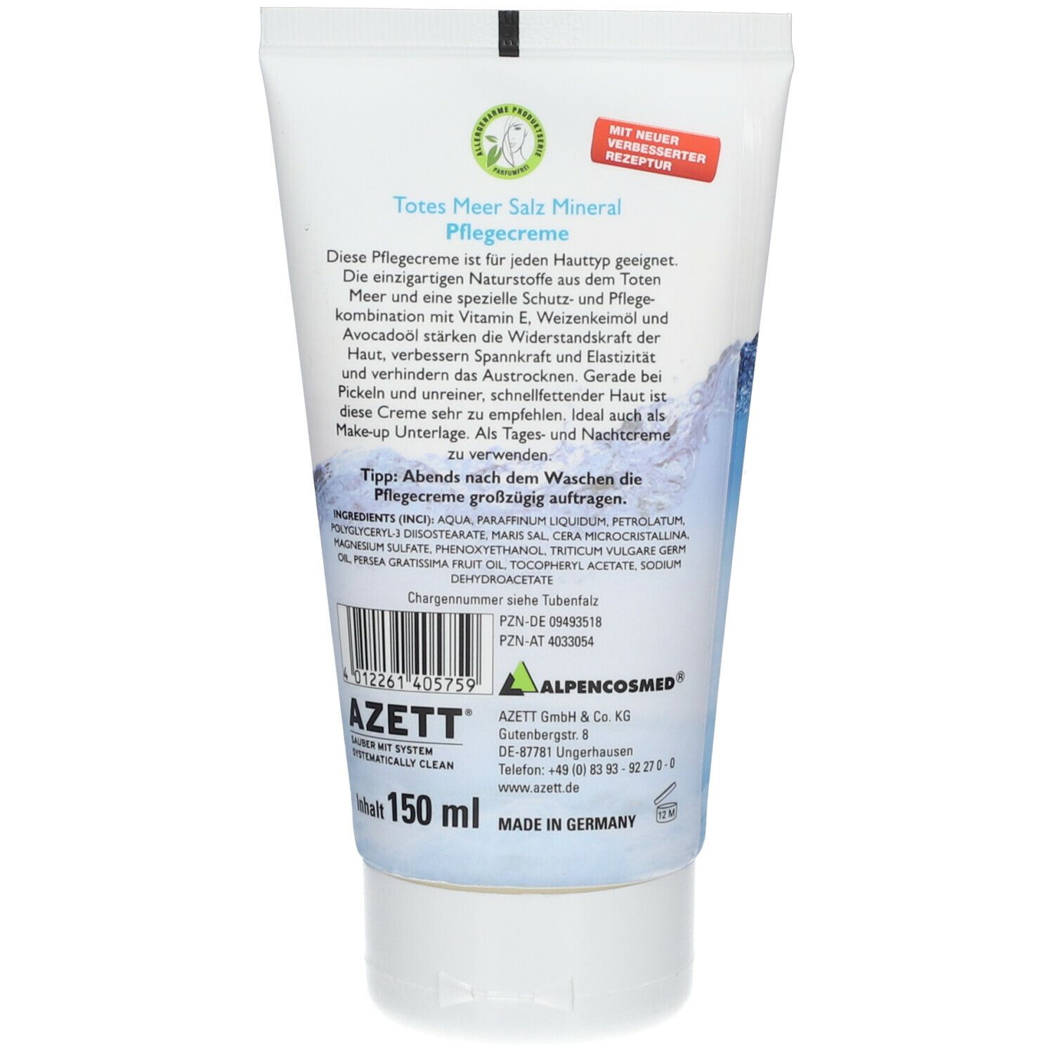 AC Totes Meer Salz Mineral Pflegecreme