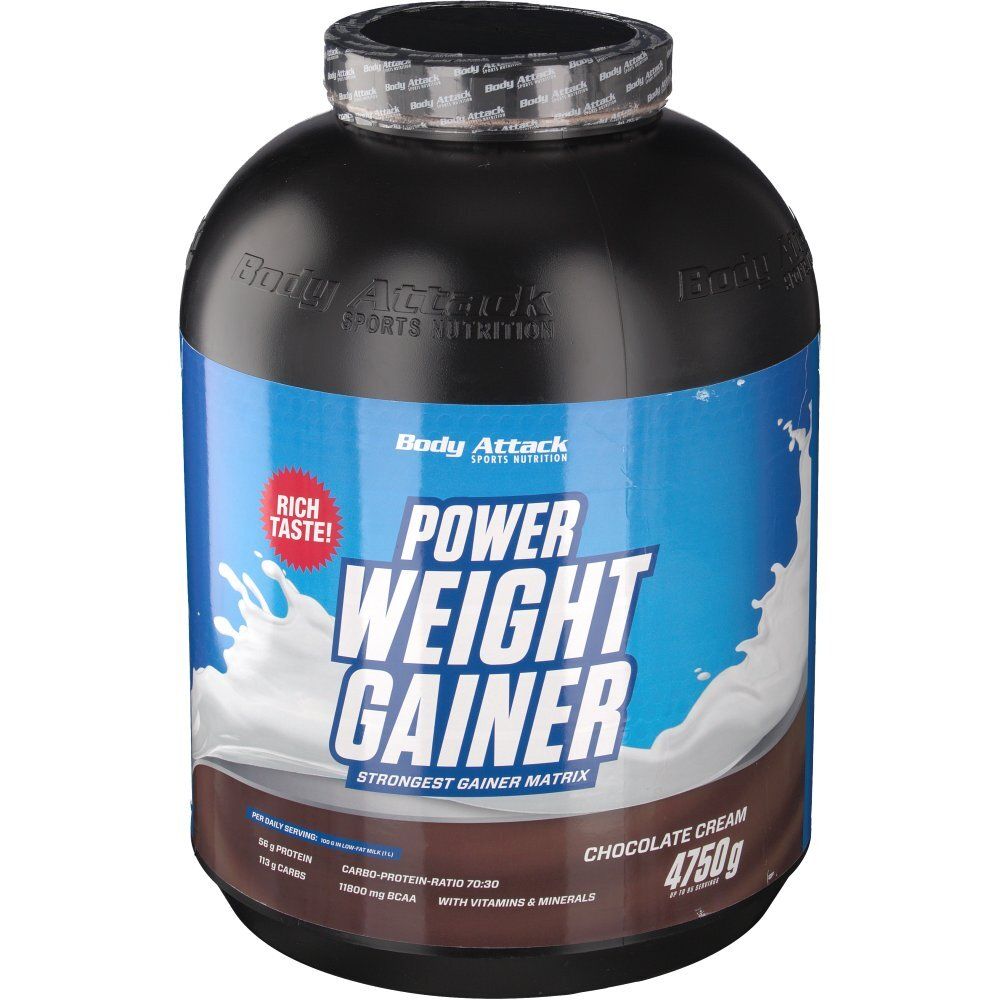 Body Attack Power Weight Gainer Schokolade