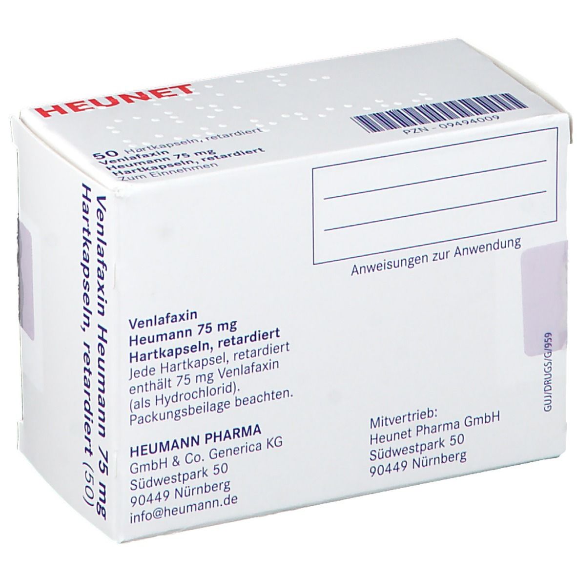 Venlafaxin Heumann 75 mg