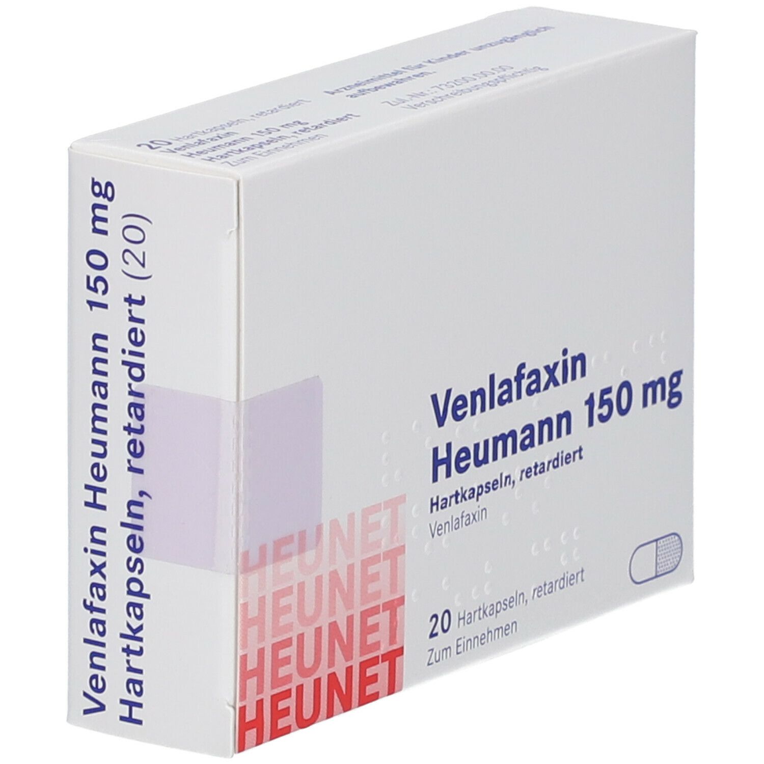 Venlafaxin Heumann 150 mg Hartkaps.retard.Heunet 20 St Retard-Kapseln