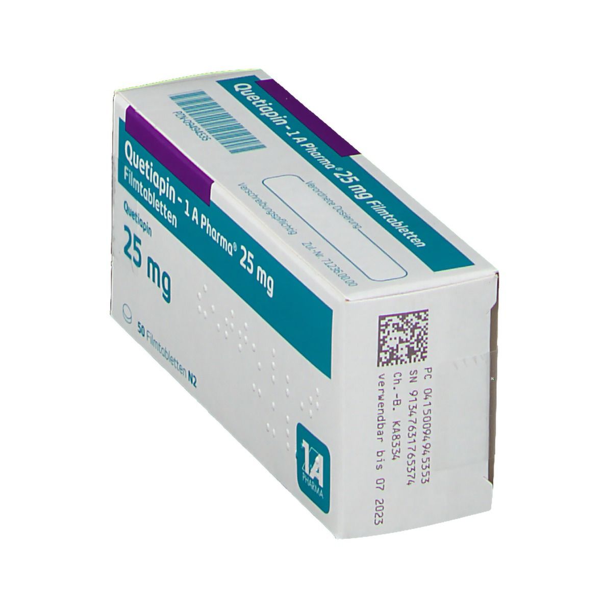 Quetiapin 1A Pharma® 25Mg