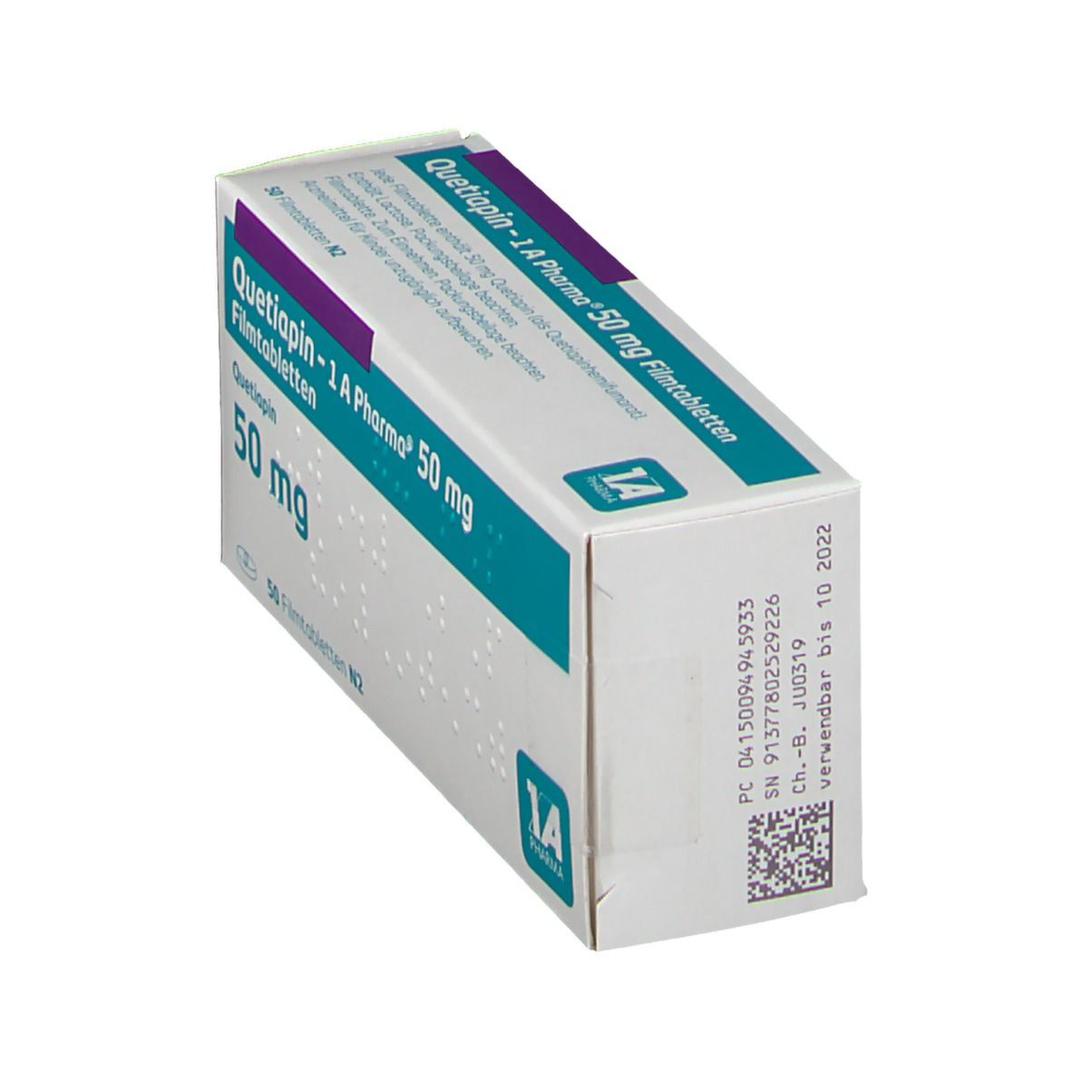 Quetiapin 1A Pharma® 50Mg