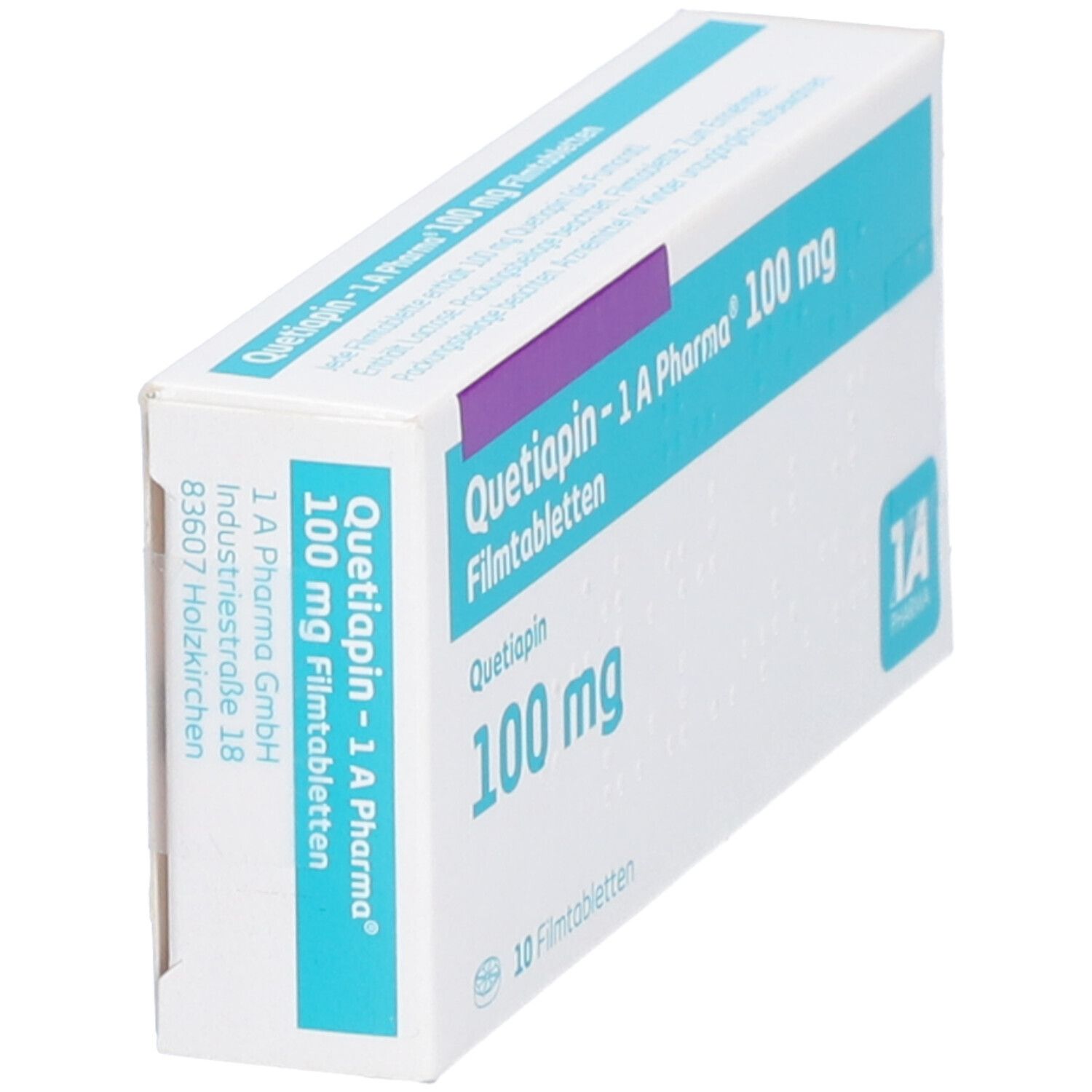 Quetiapin-1A Pharma 100 mg Filmtabletten 10 St