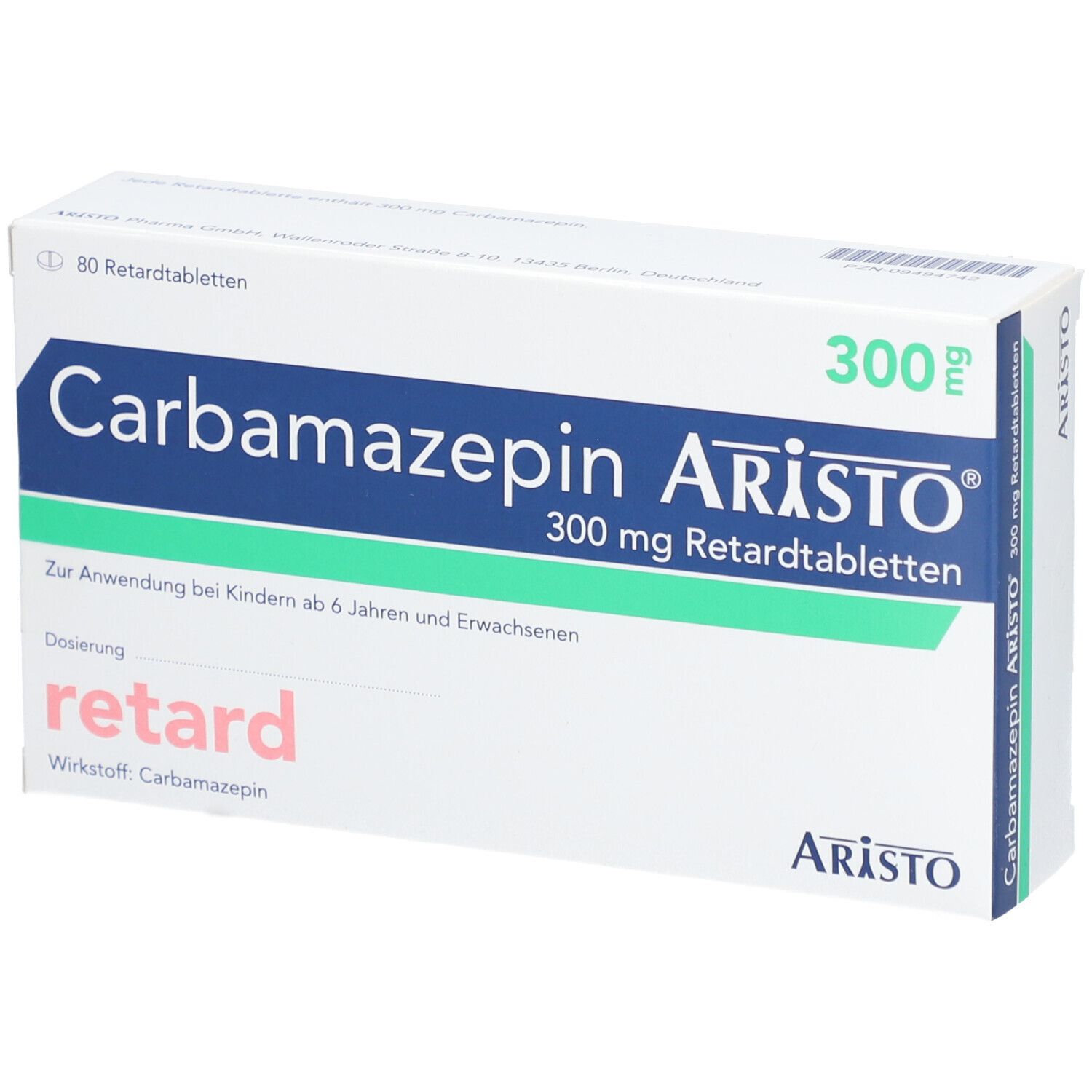 CARBAMAZEPIN Aristo 300 mg Retardtabletten