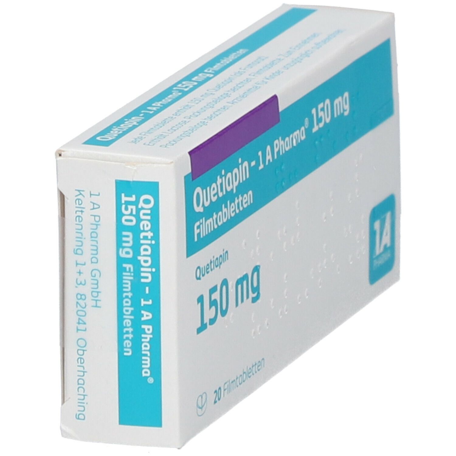 Quetiapin-1A Pharma 150 mg Filmtabletten 10 St