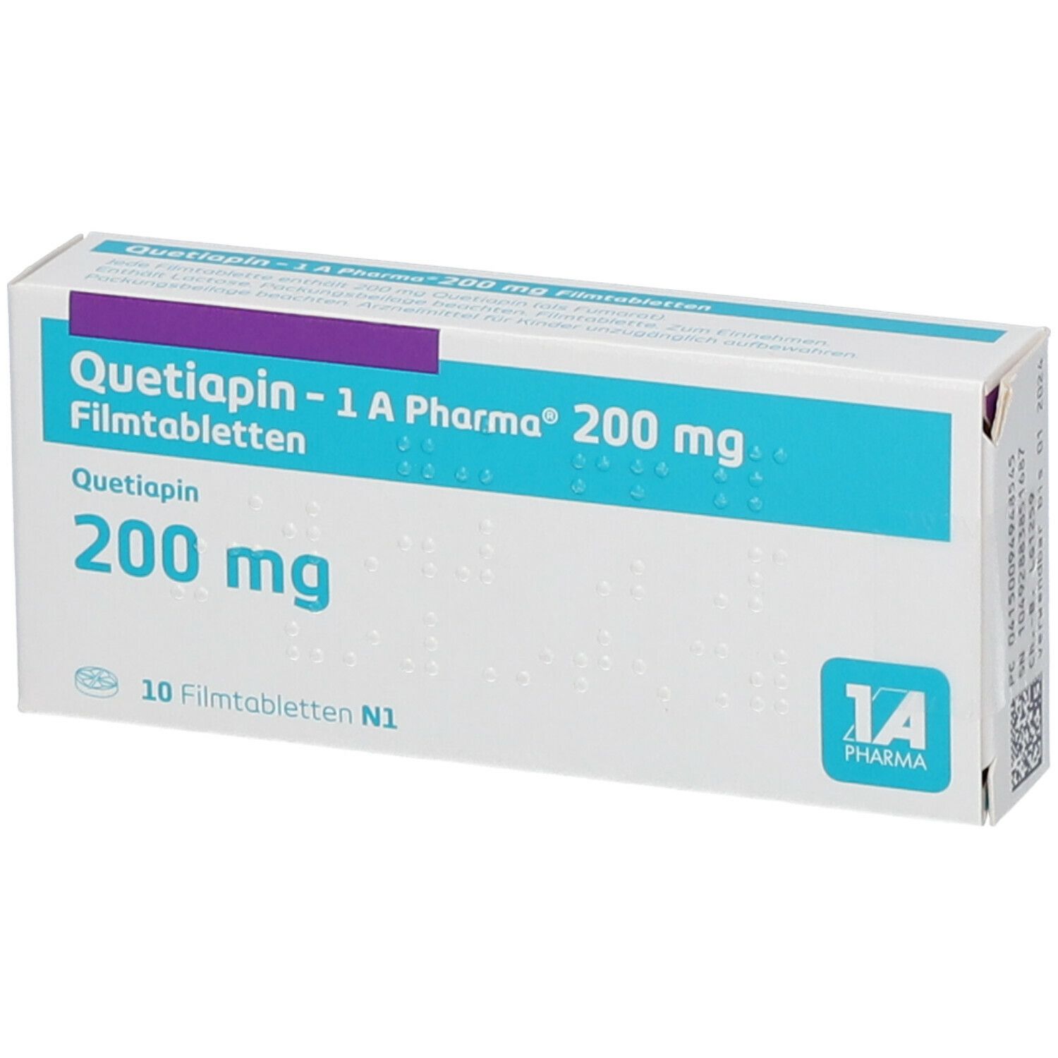Quetiapin - 1 A Pharma® 200 mg