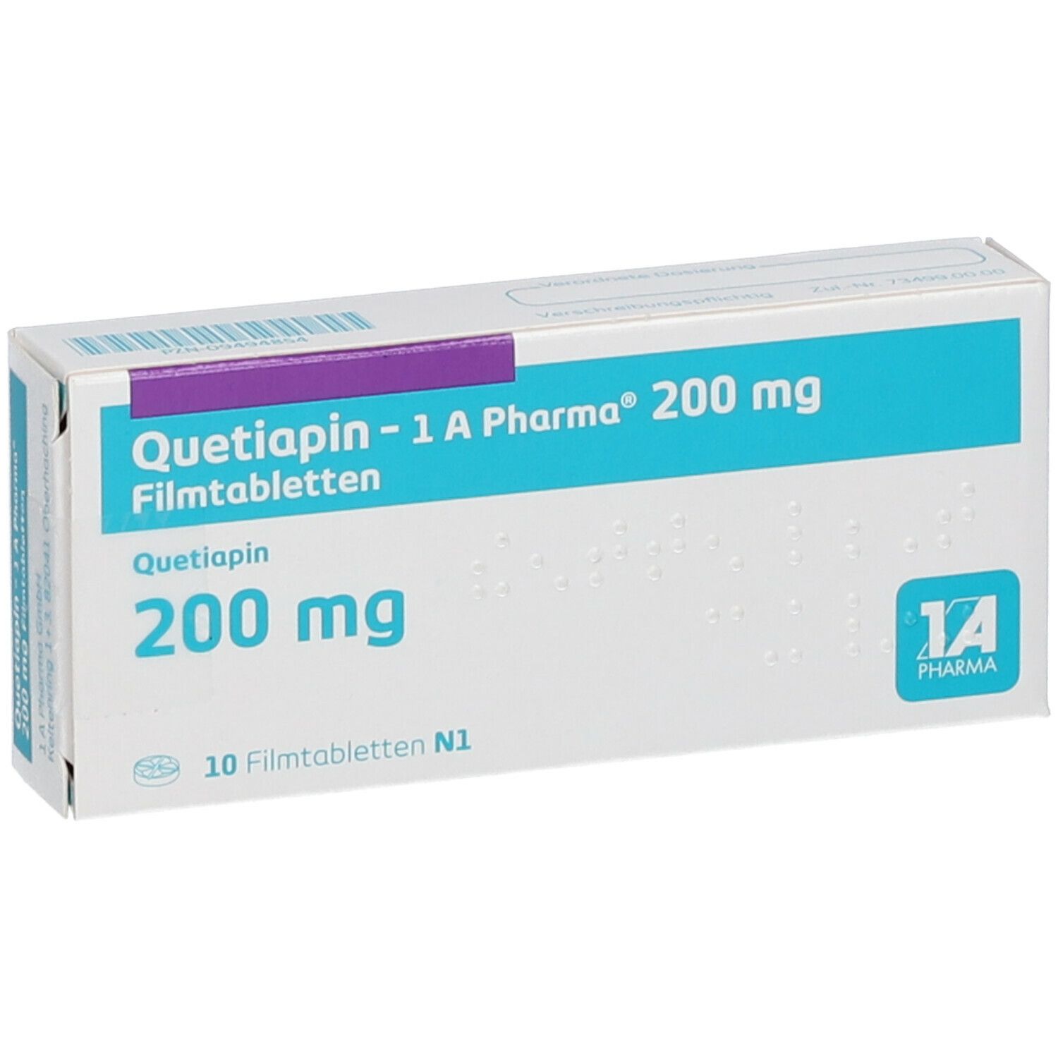 Quetiapin - 1 A Pharma® 200 mg