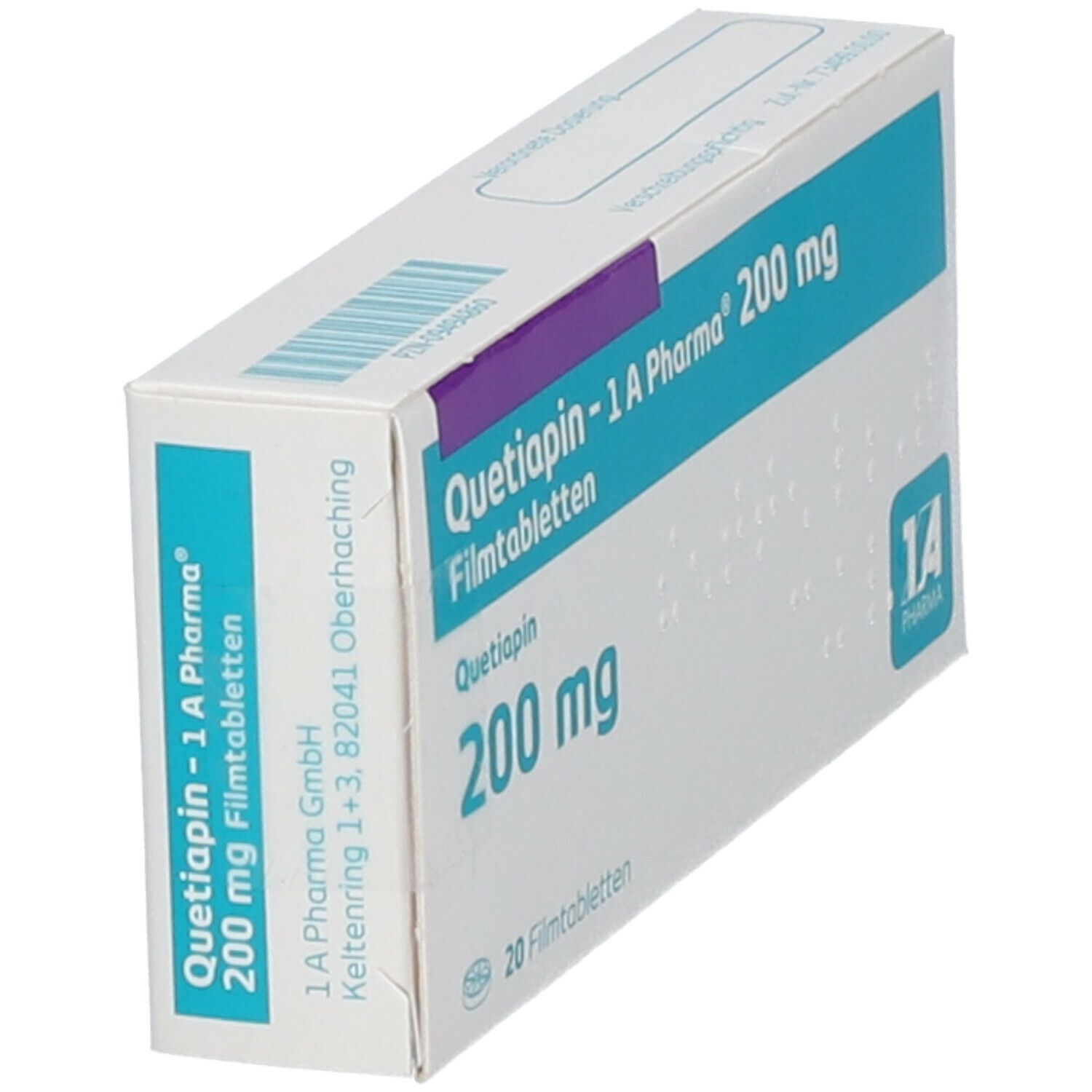 Quetiapin-1A Pharma 200 mg Filmtabletten 20 St