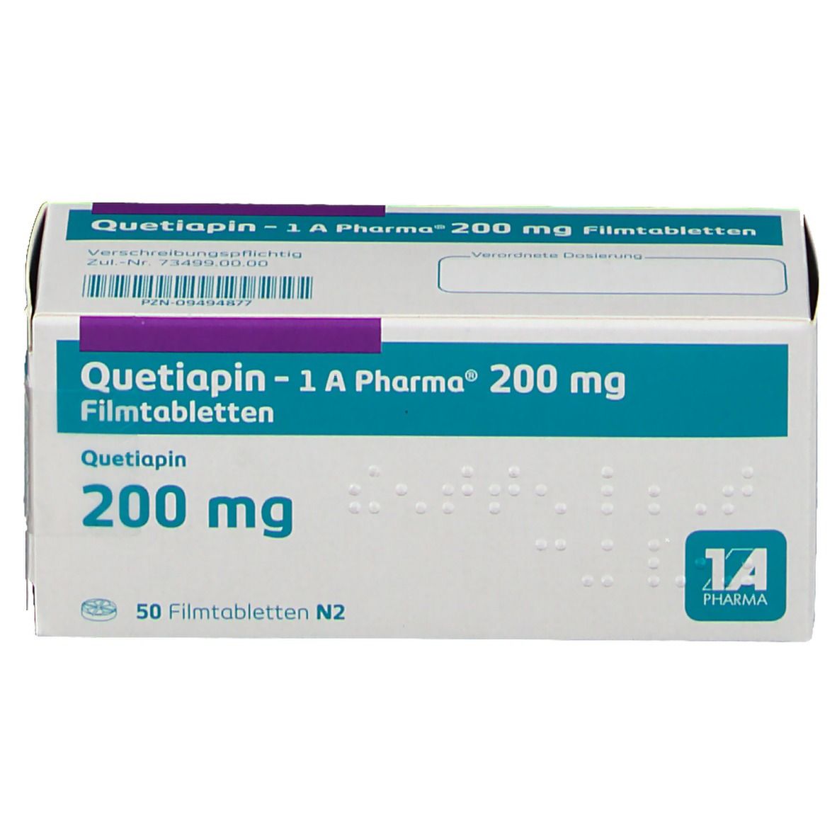 Quetiapin 1A Pharma® 200Mg