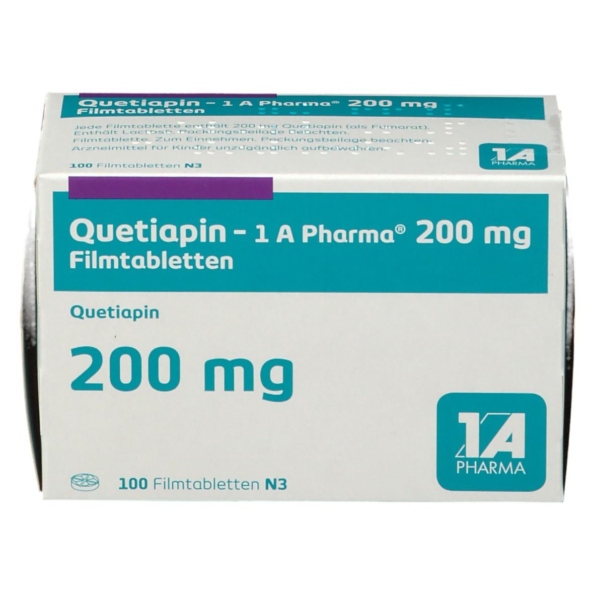 Quetiapin 1A Pharma® 200Mg