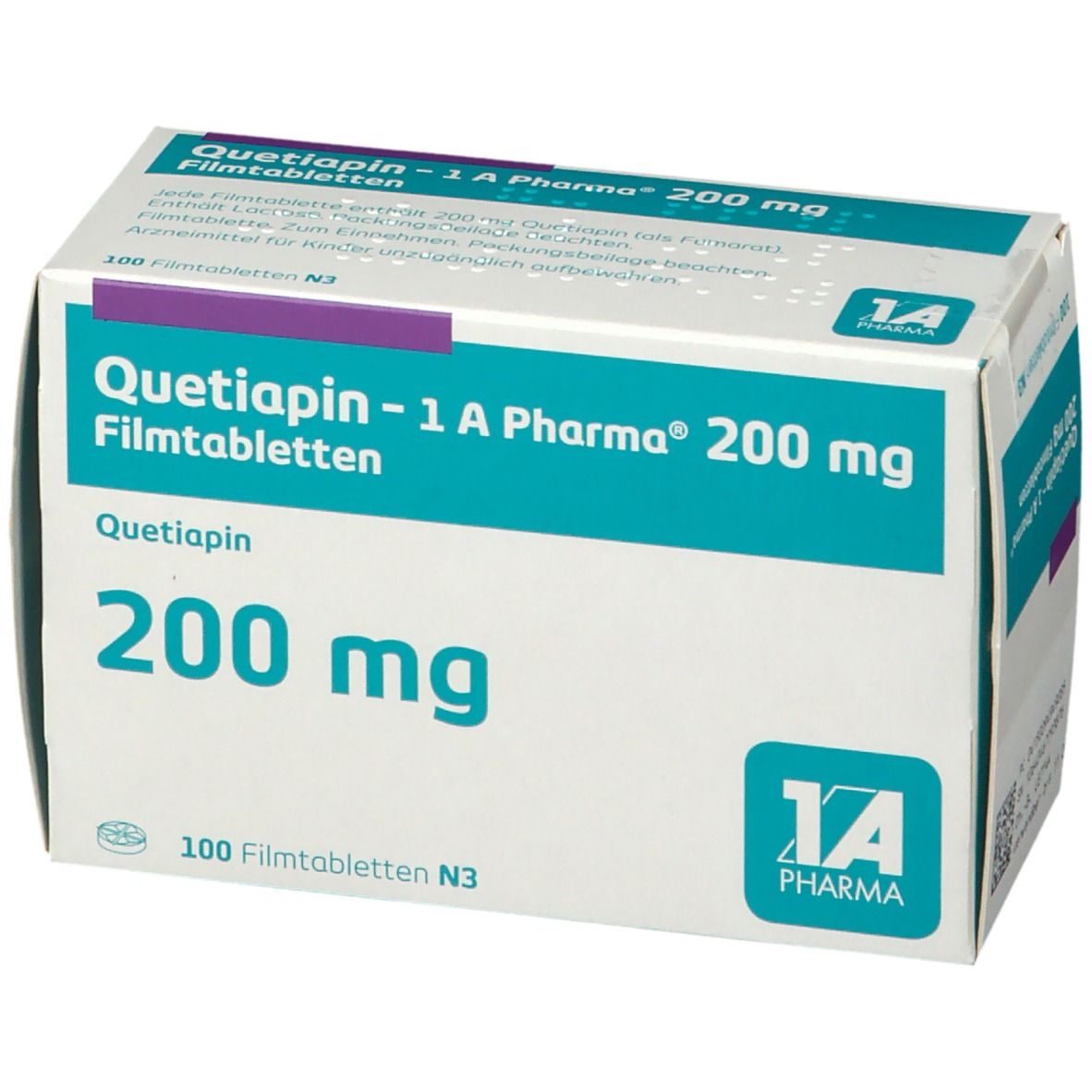 Quetiapin 1A Pharma® 200Mg
