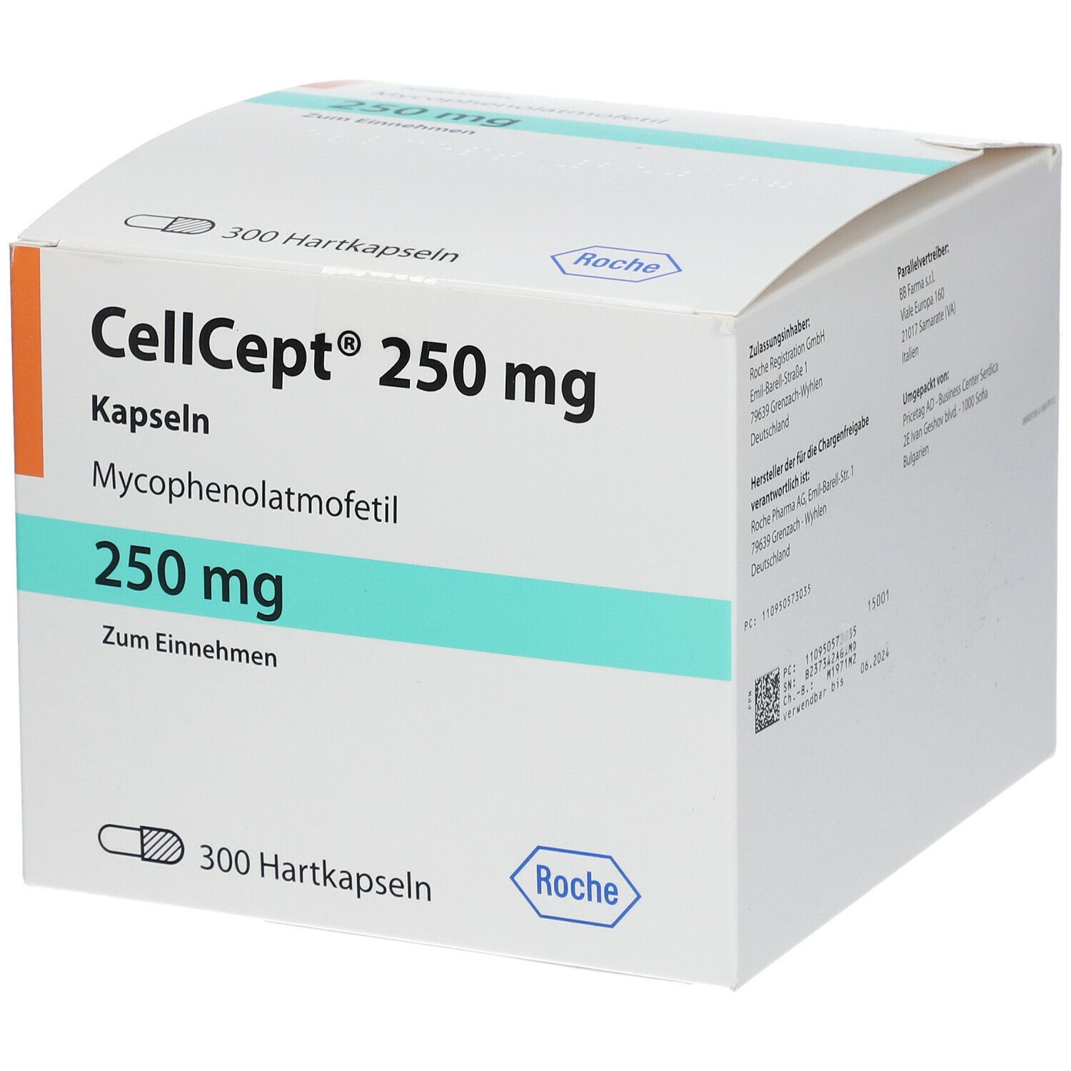 CELLCEPT 250 mg Hartkapseln