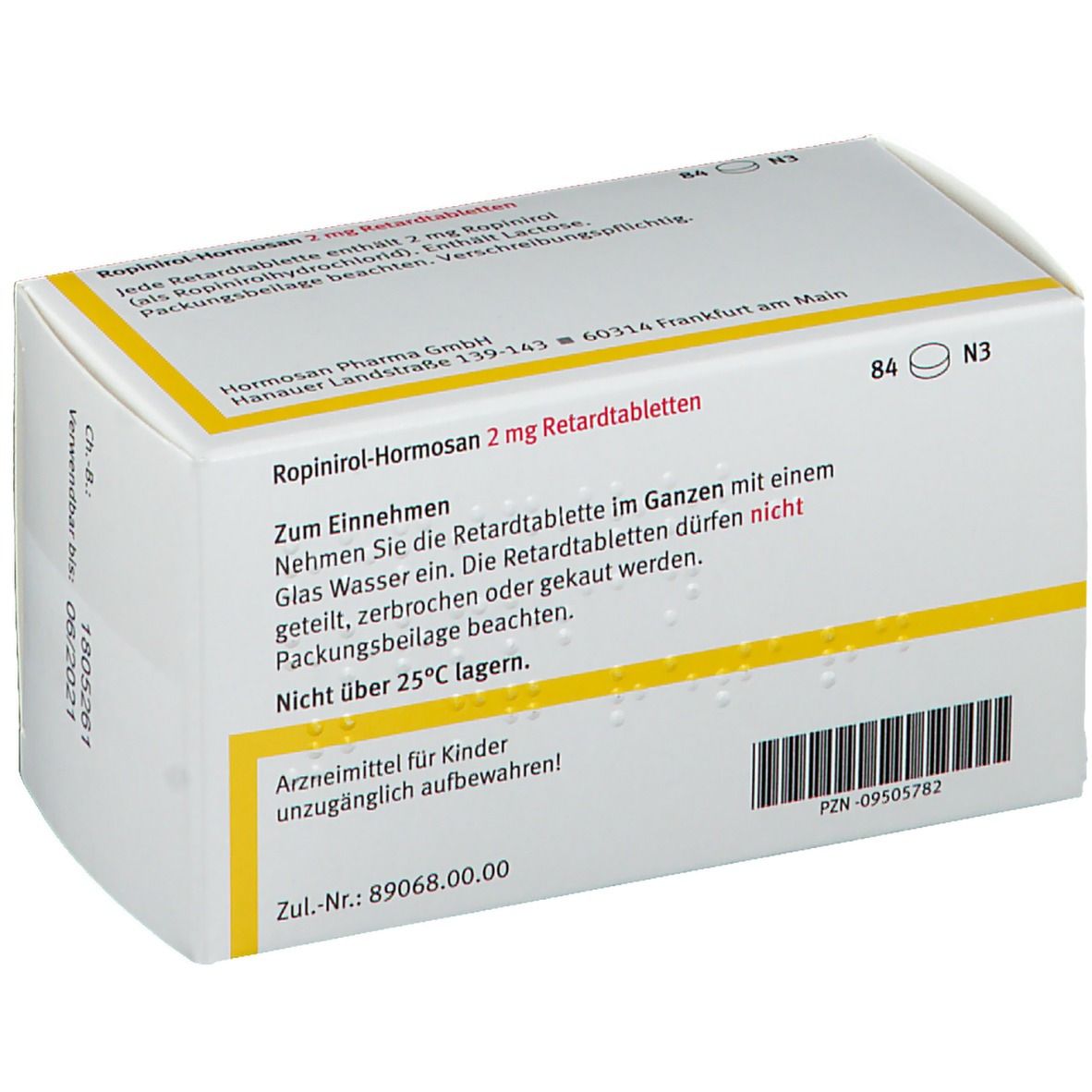 Ropinirol-Hormosan 2 mg