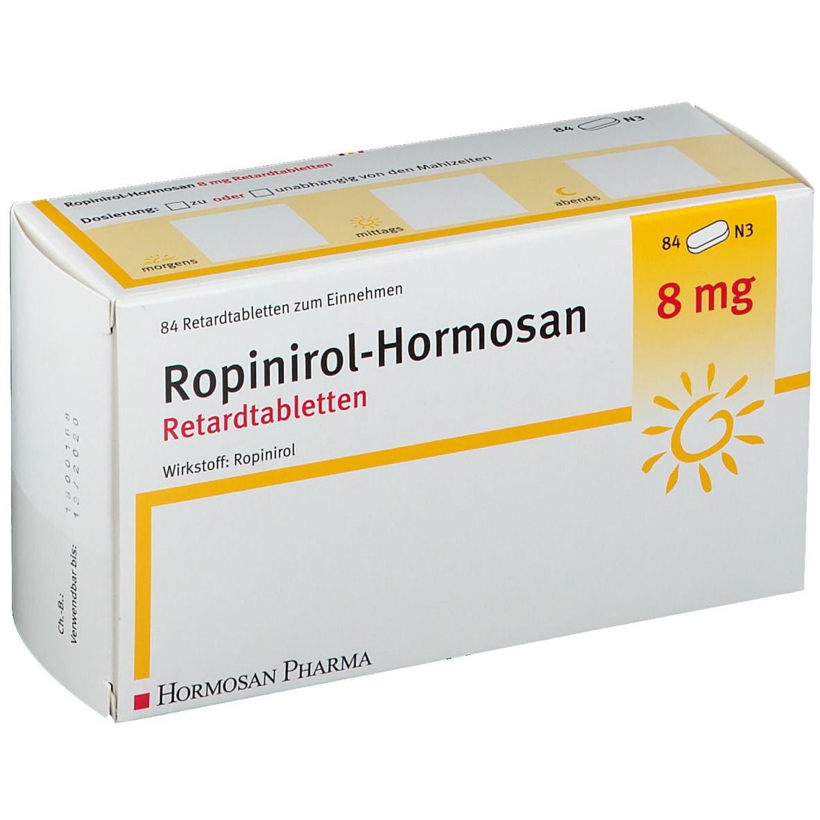 Ropinirol-Hormosan 8 mg