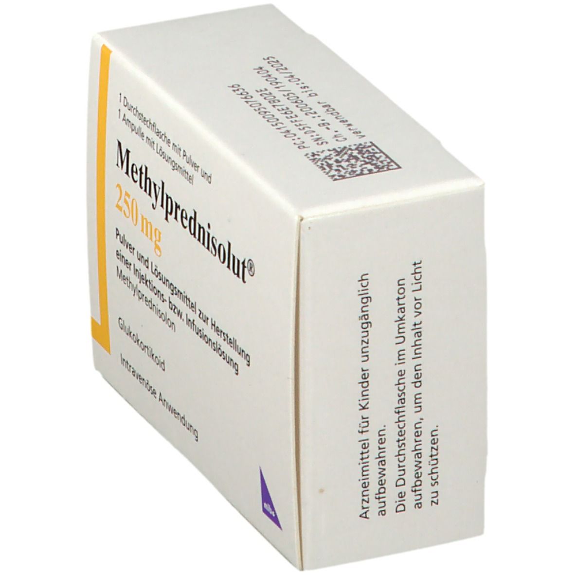 Methylprednisolut 250 mg P.u.LM z.H.e.Inj./Inf.L. 1 St Pulv. u. Lös.m. z. Herst. e. Inj.- bzw. Infus.lös.