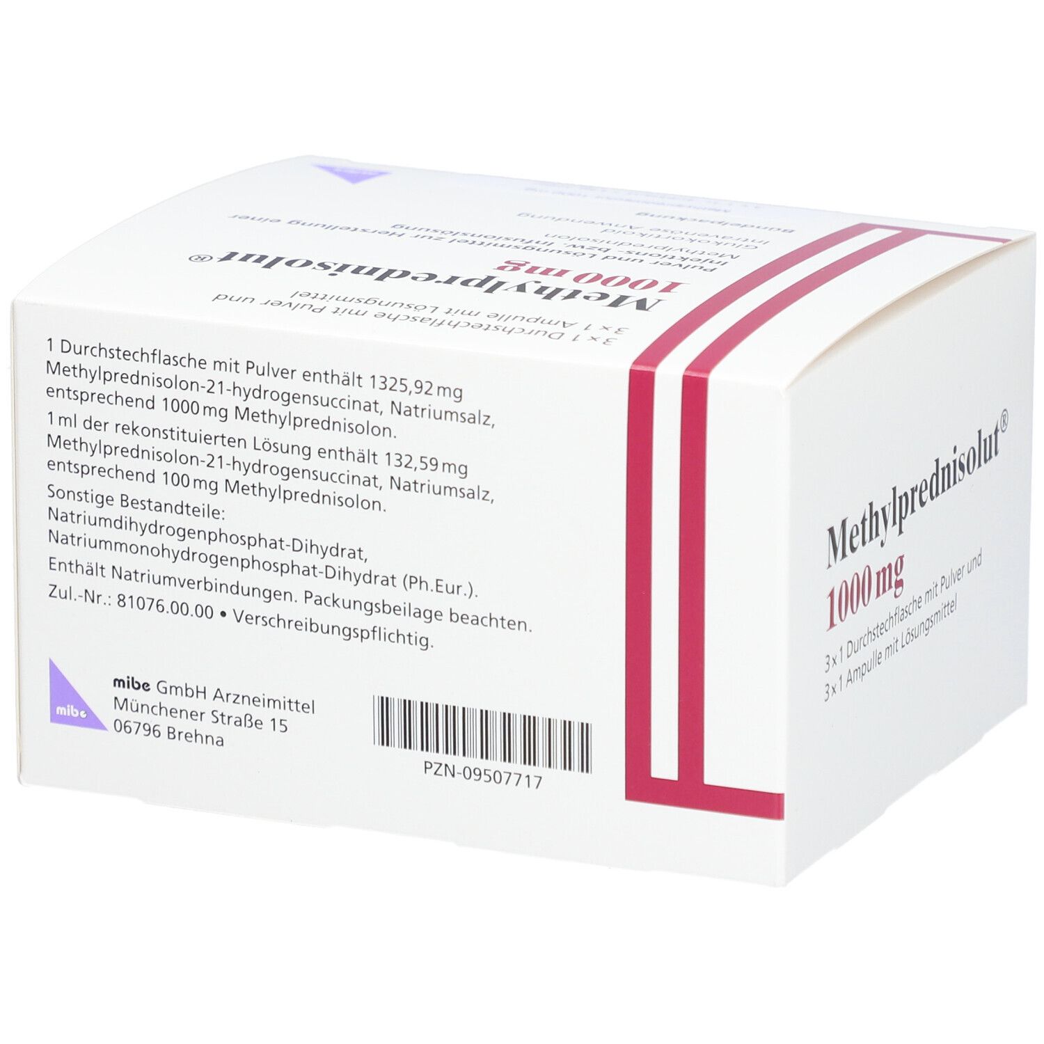 Methylprednisolut 1000 mg