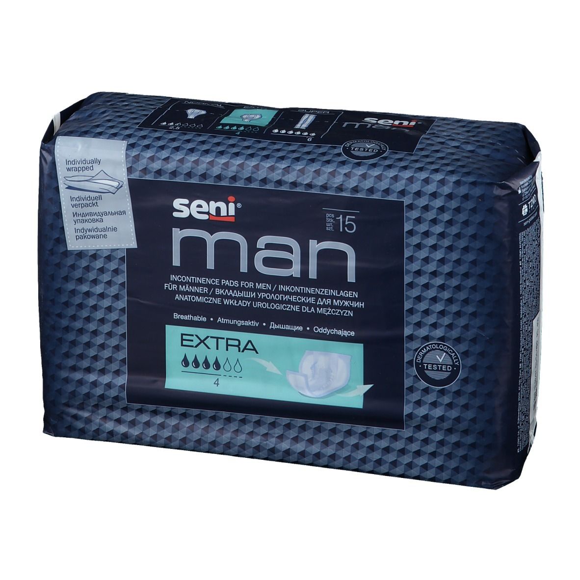 Seni® Man Extra Inkontinenzeinlagen 15 St - shop-apotheke.at