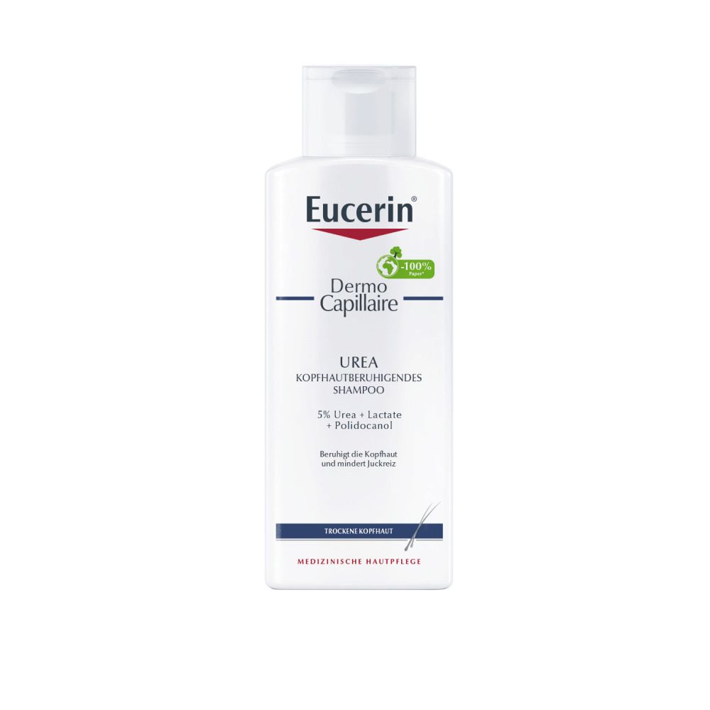 Eucerin® DermoCapillaire Urea Kopfhautberuhigendes Shampoo + Eucerin UreaRepair Plus Handcreme 5% 30ml GRATIS